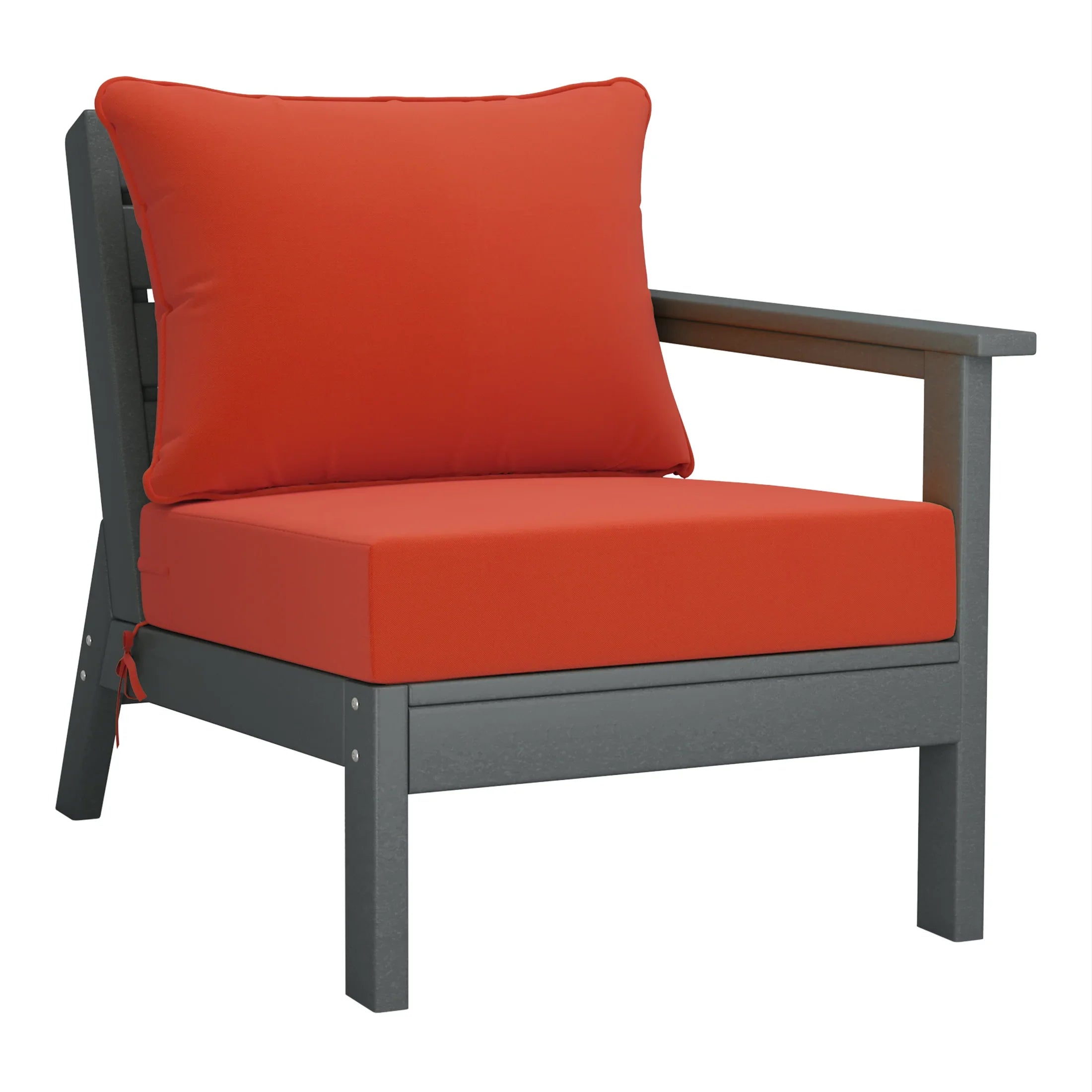Portsmouth Outdoor Patio HDPE Sectional Sofa with Patio Cushions