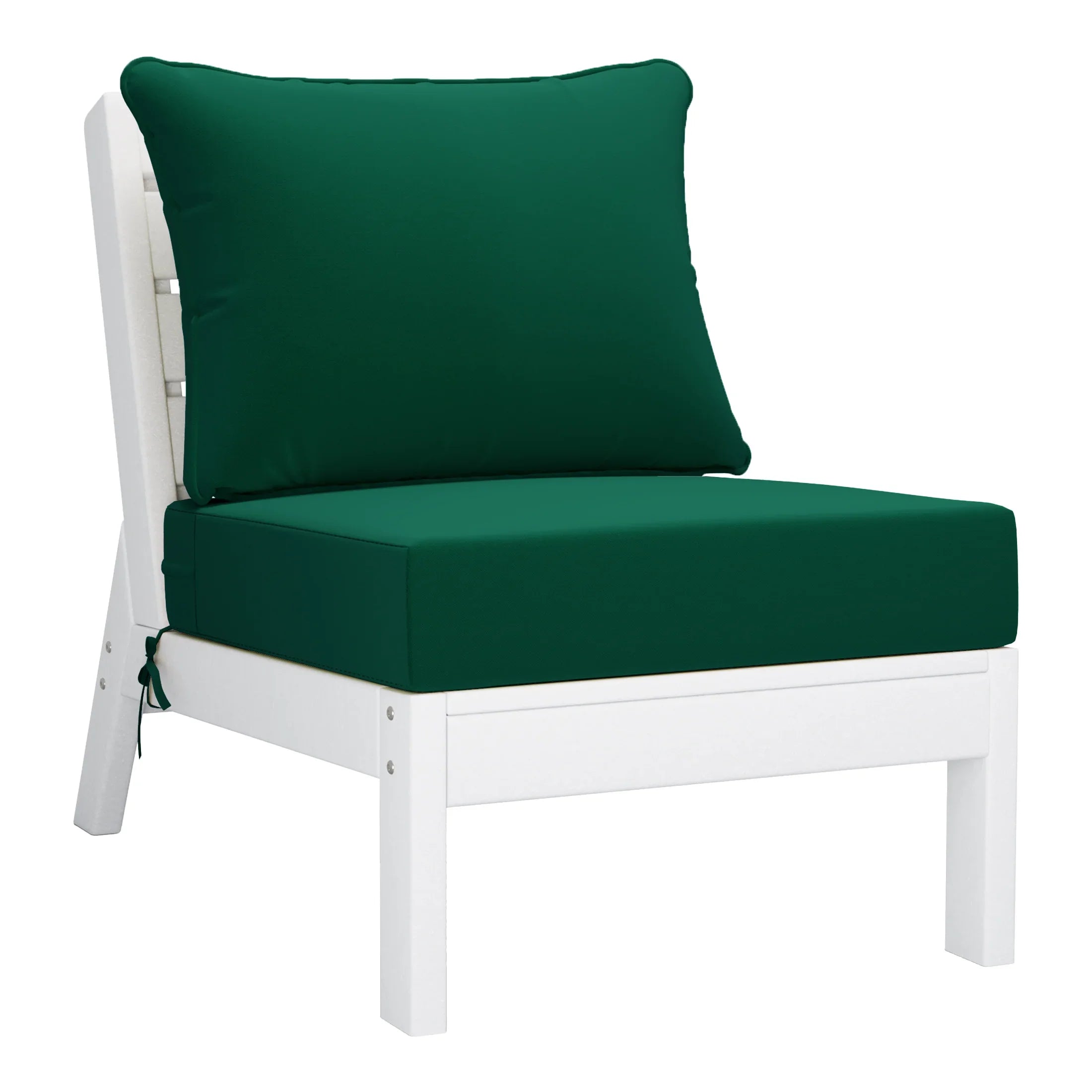 Portsmouth Outdoor Patio HDPE Sectional Sofa with Patio Cushions