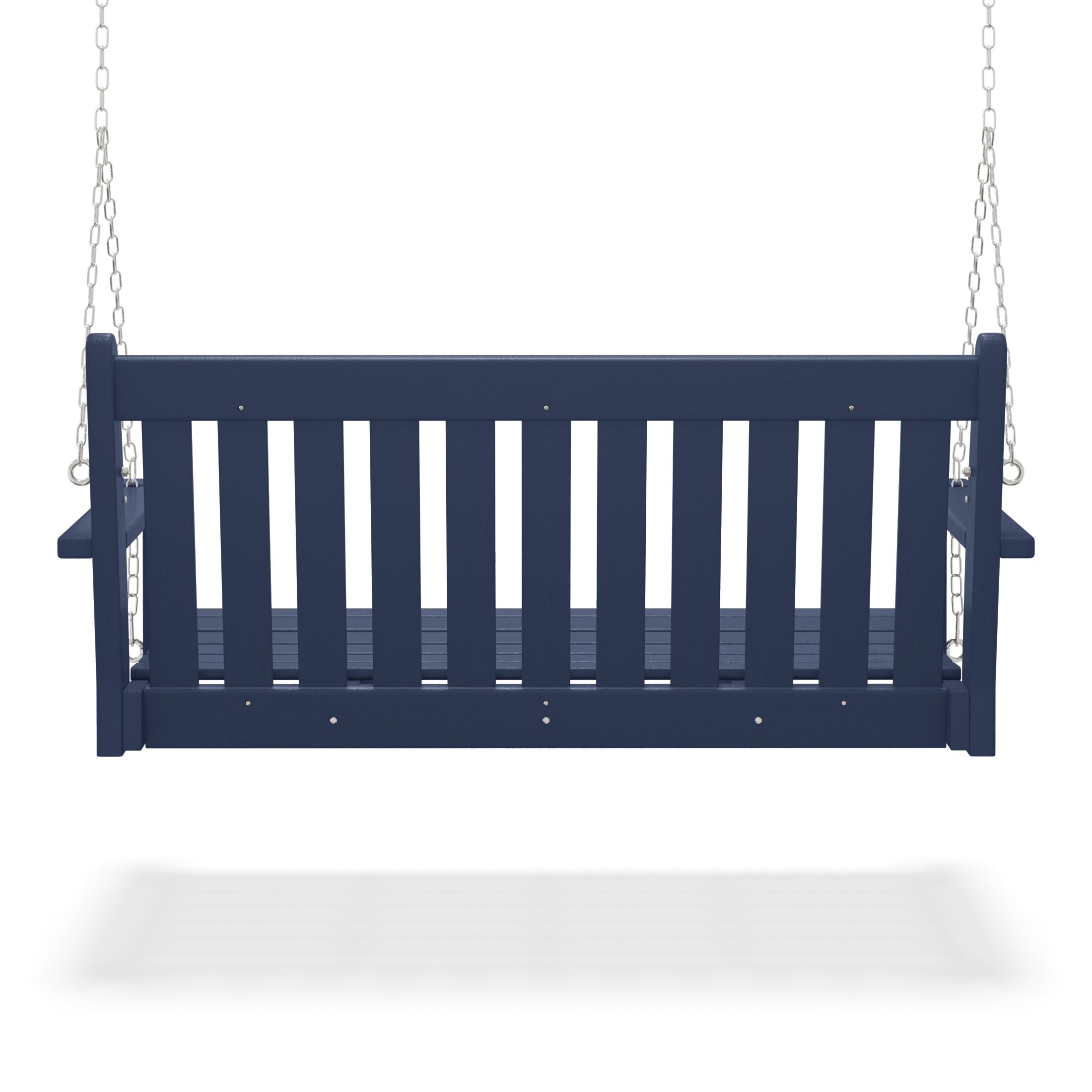 Paradise Outdoor Patio HDPE Hanging Front Porch Swing Bench