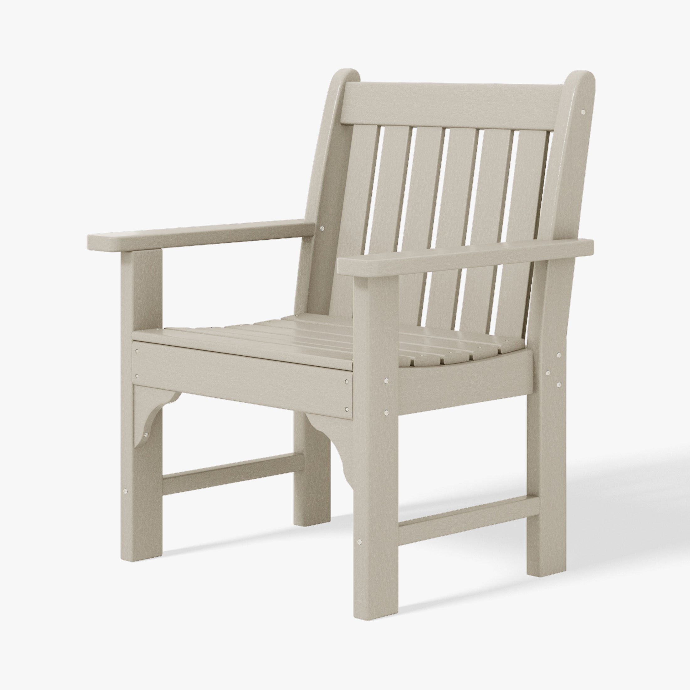 Paradise Outdoor Patio HDPE Adirondack Dining Arm Chairs (Set of 4)