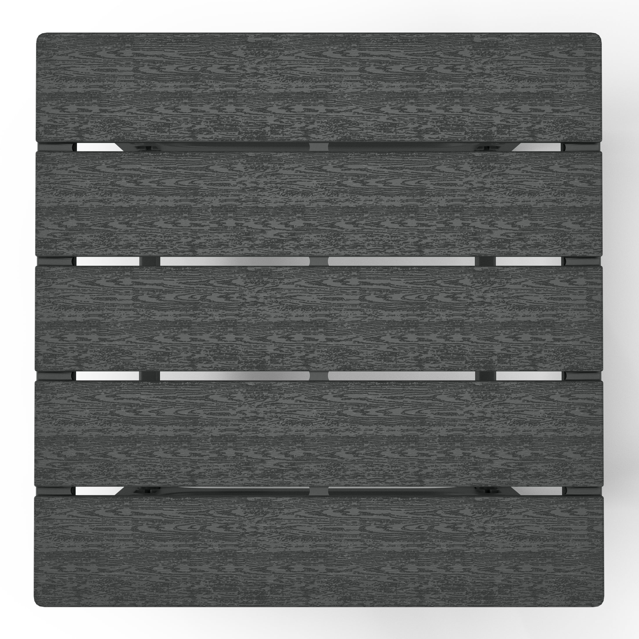 Cayman Outdoor 18" HDPE Square Adirondack Patio Side Table