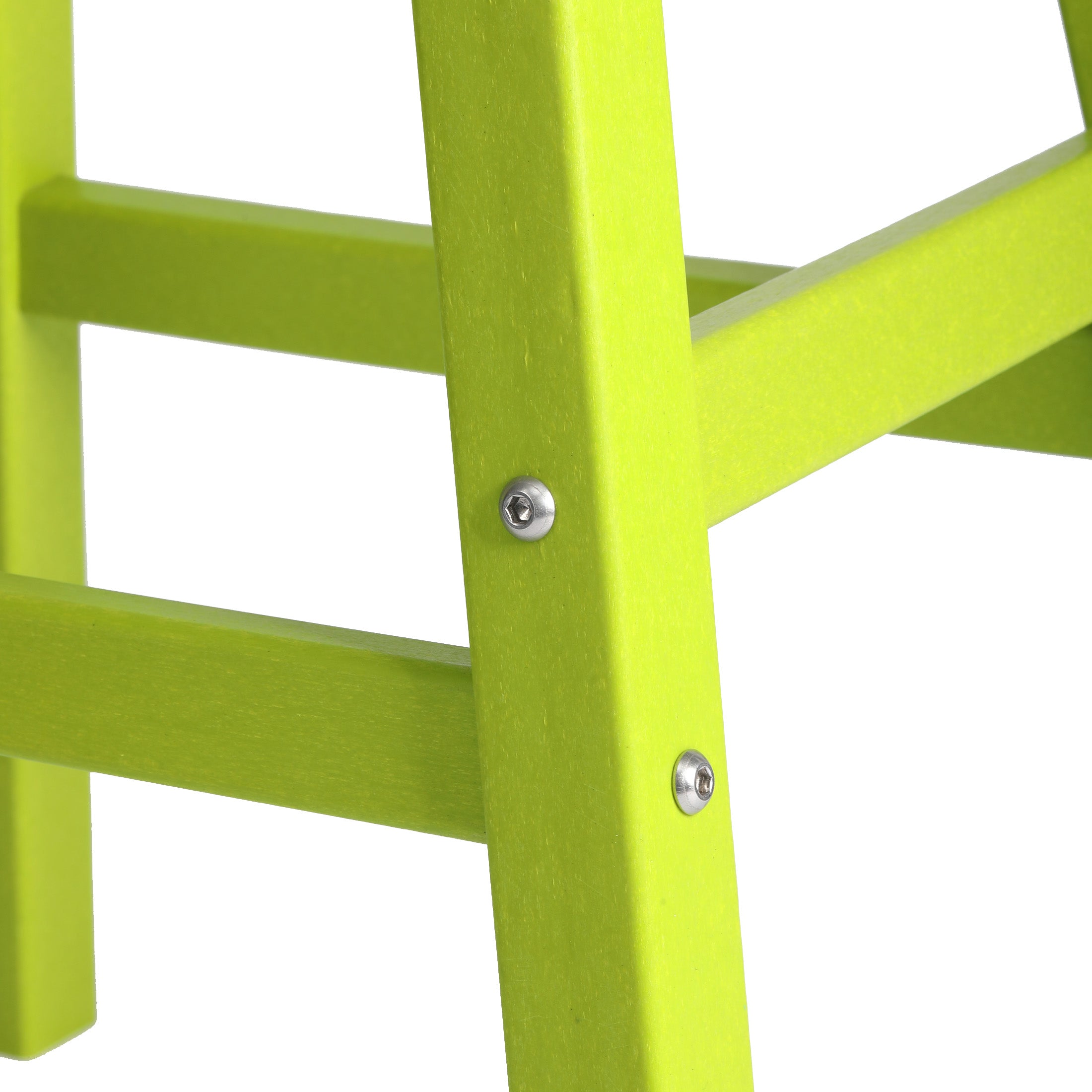 Paradise 24" HDPE Outdoor Patio Counter Height Bar Stools (Set of 2)