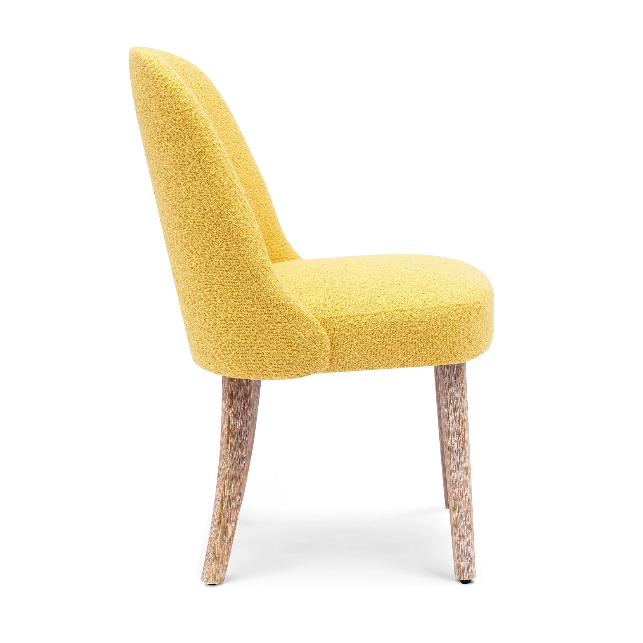 Amélie Mid-Century Modern Upholstered Boucle Dining Chair (Set of 6)
