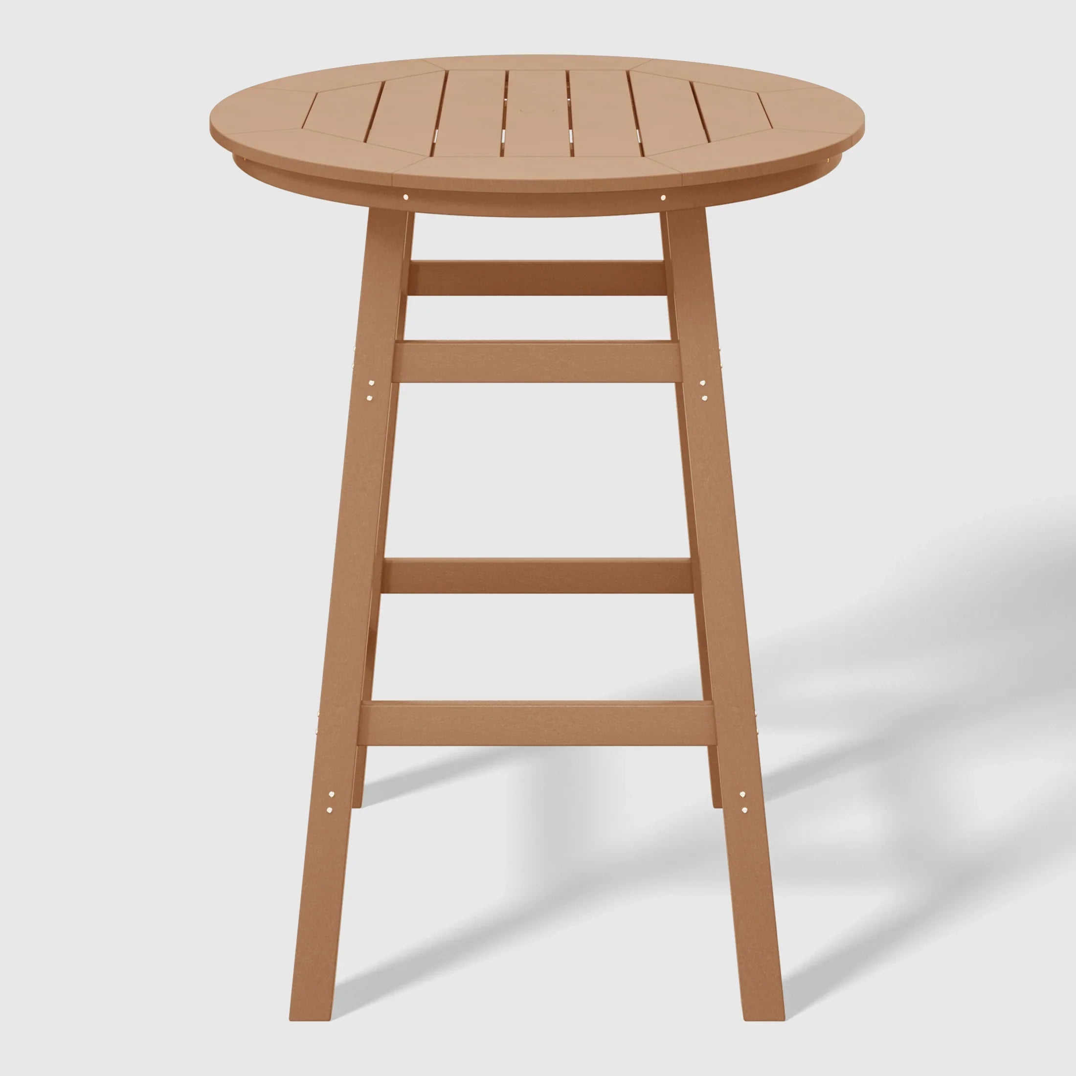 Paradise Outdoor 35" HDPE Round Patio Bar Height Table