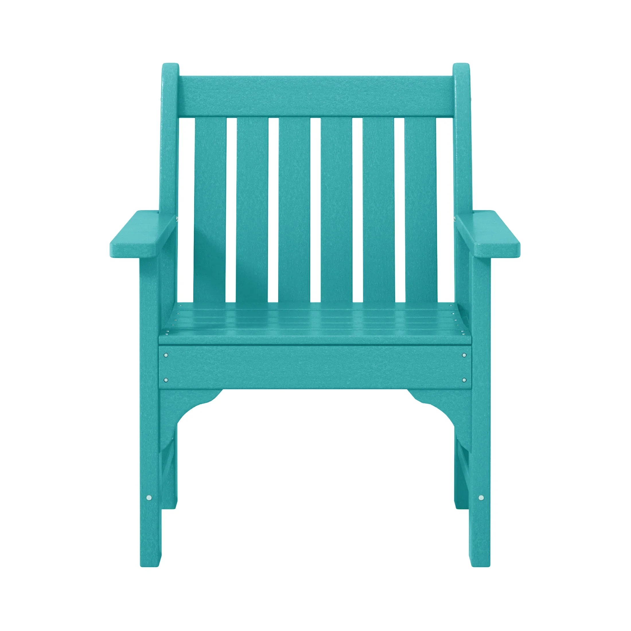 Paradise Outdoor Patio HDPE Adirondack Dining Arm Chair