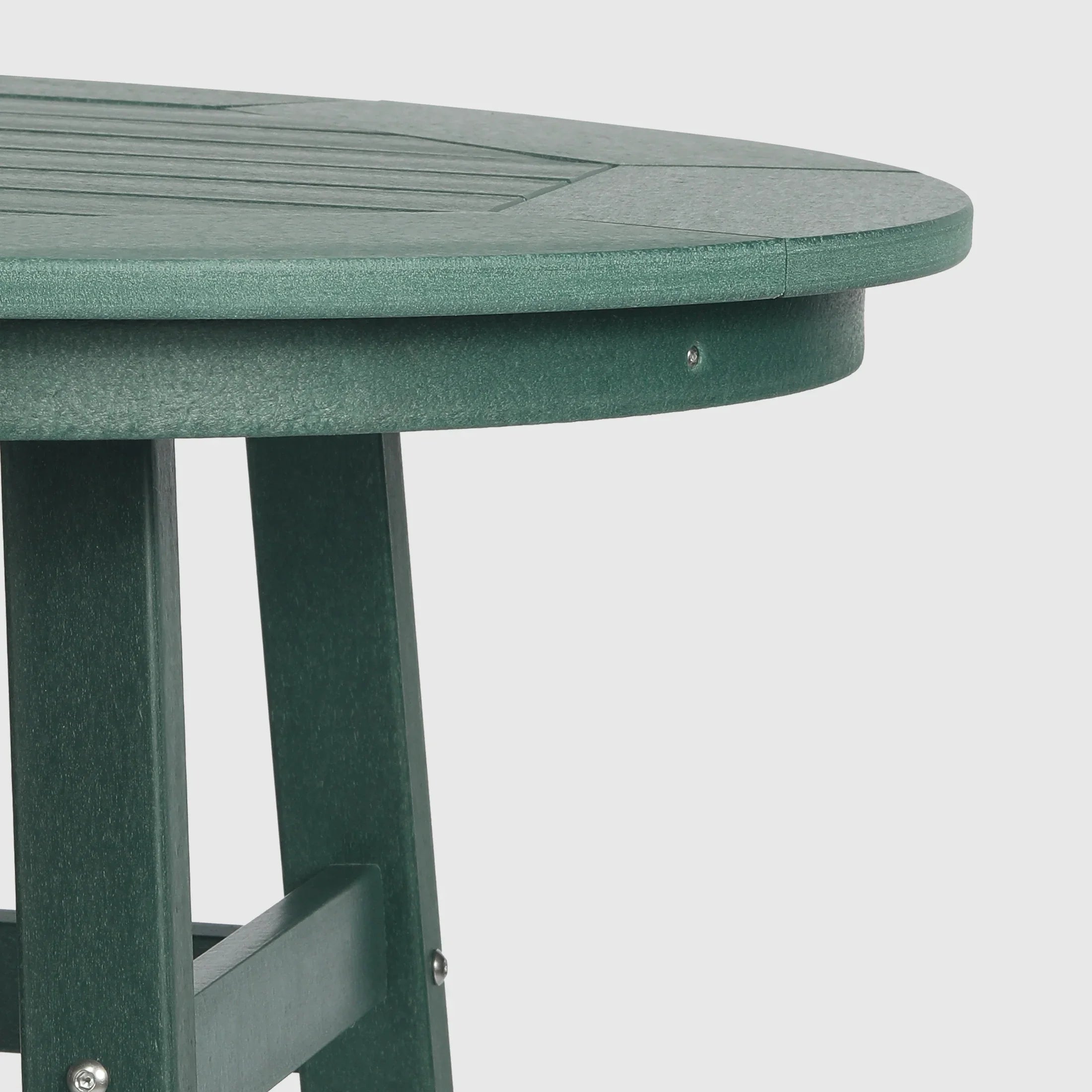Paradise 5-Piece HDPE Outdoor Patio Dining Bar Bistro Table Set with Bar Stools