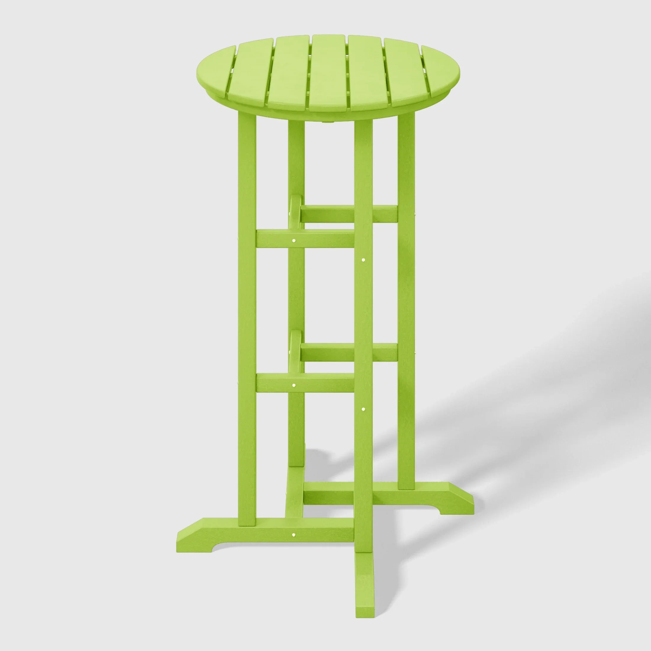 Paradise Outdoor Patio Bar Height Table and Bar Stool 3-Piece Dining Set