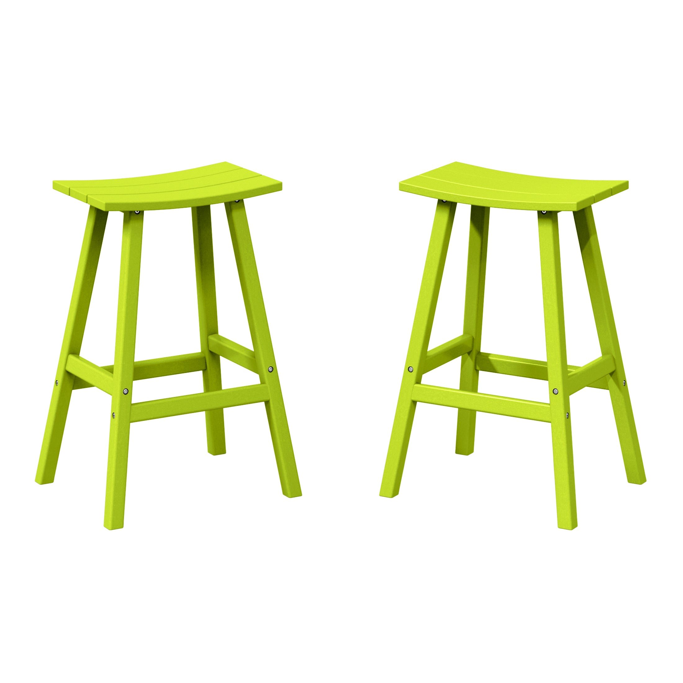 Paradise 2 piece set of 29" height Outdoor / Patio Saddle bar stools