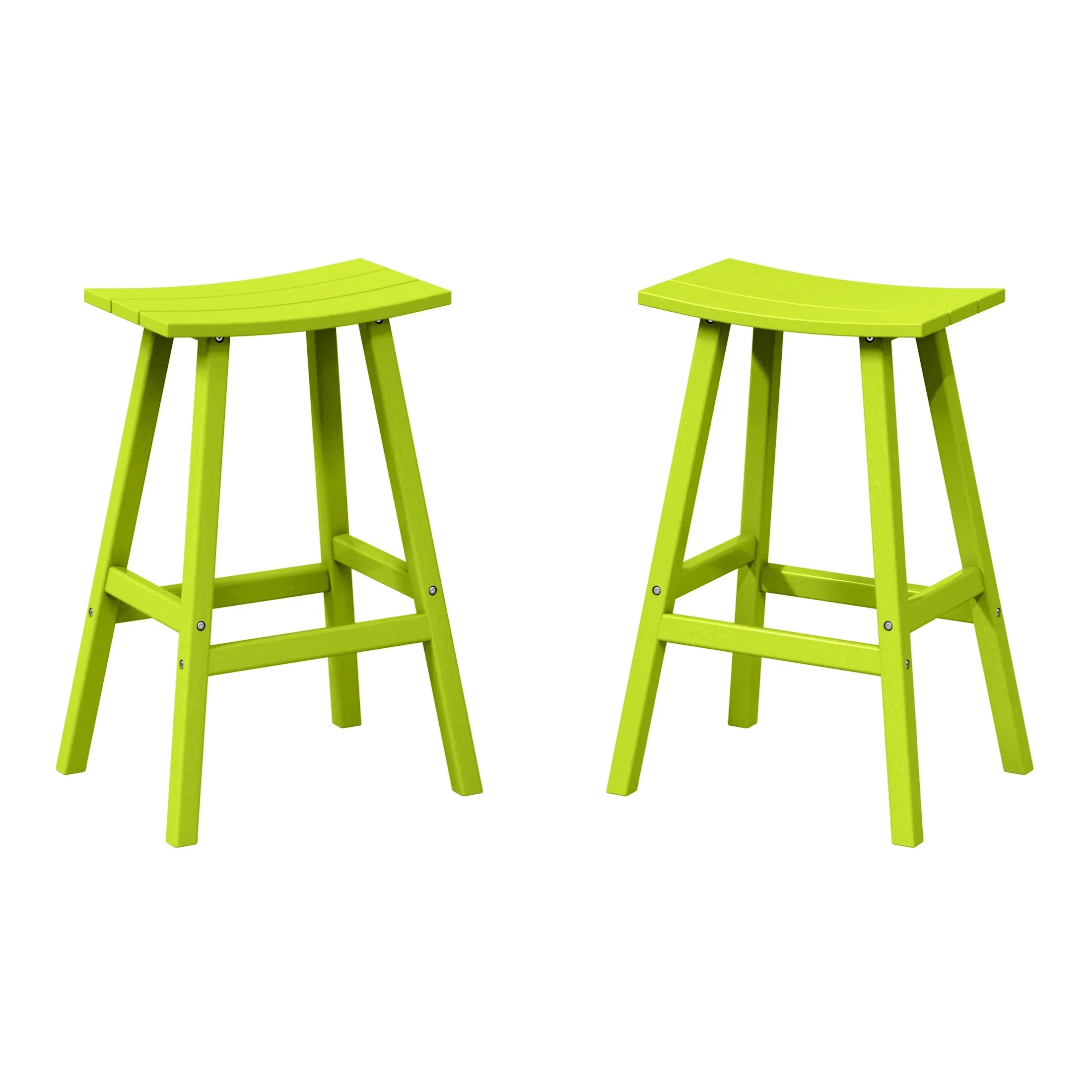 Paradise 2 piece set of 29" height Outdoor / Patio Saddle bar stools