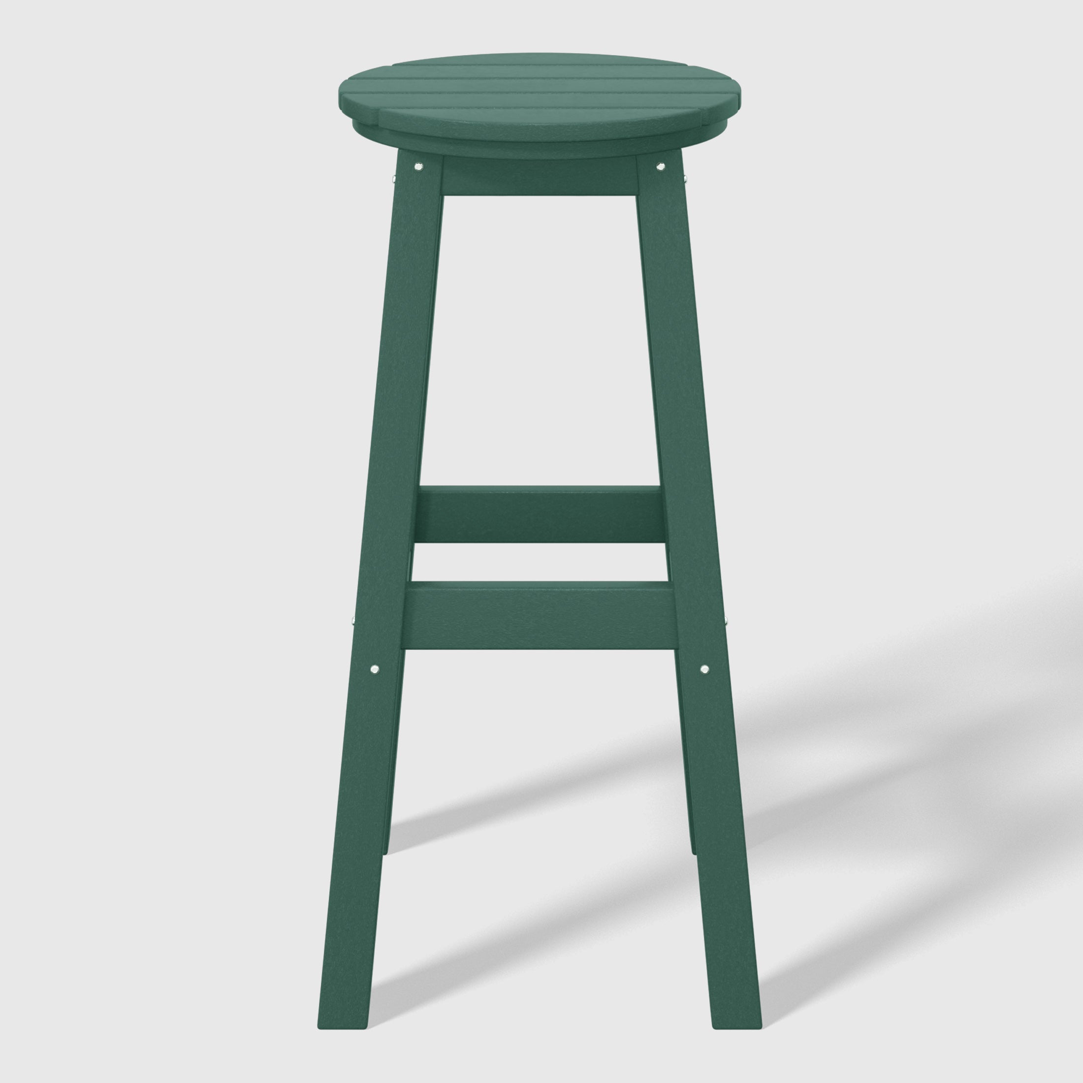Paradise 29" HDPE Outdoor Patio Round Bar Stool Set of 3
