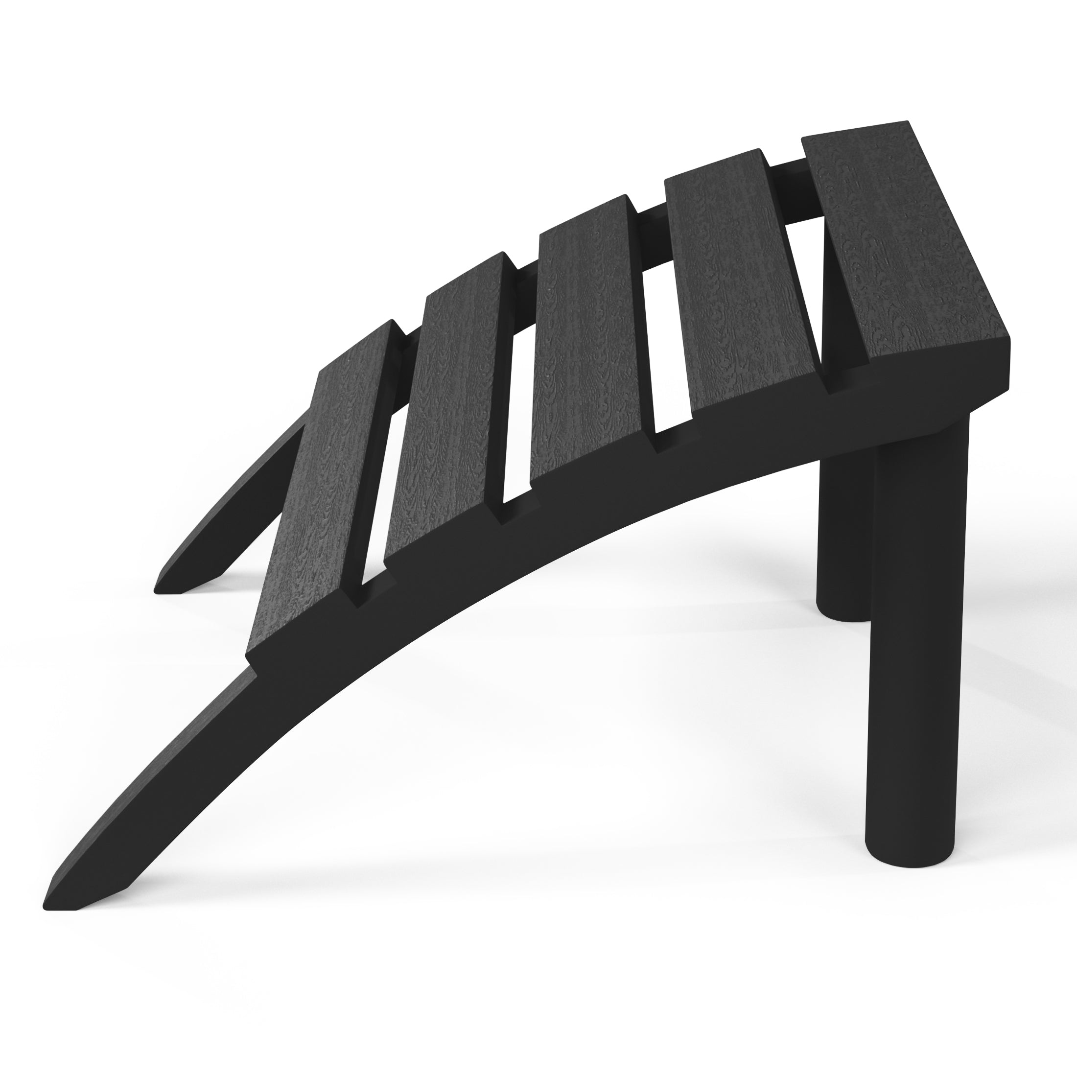 Cayman Outdoor Patio HDPE Adirondack Ottoman Footrest