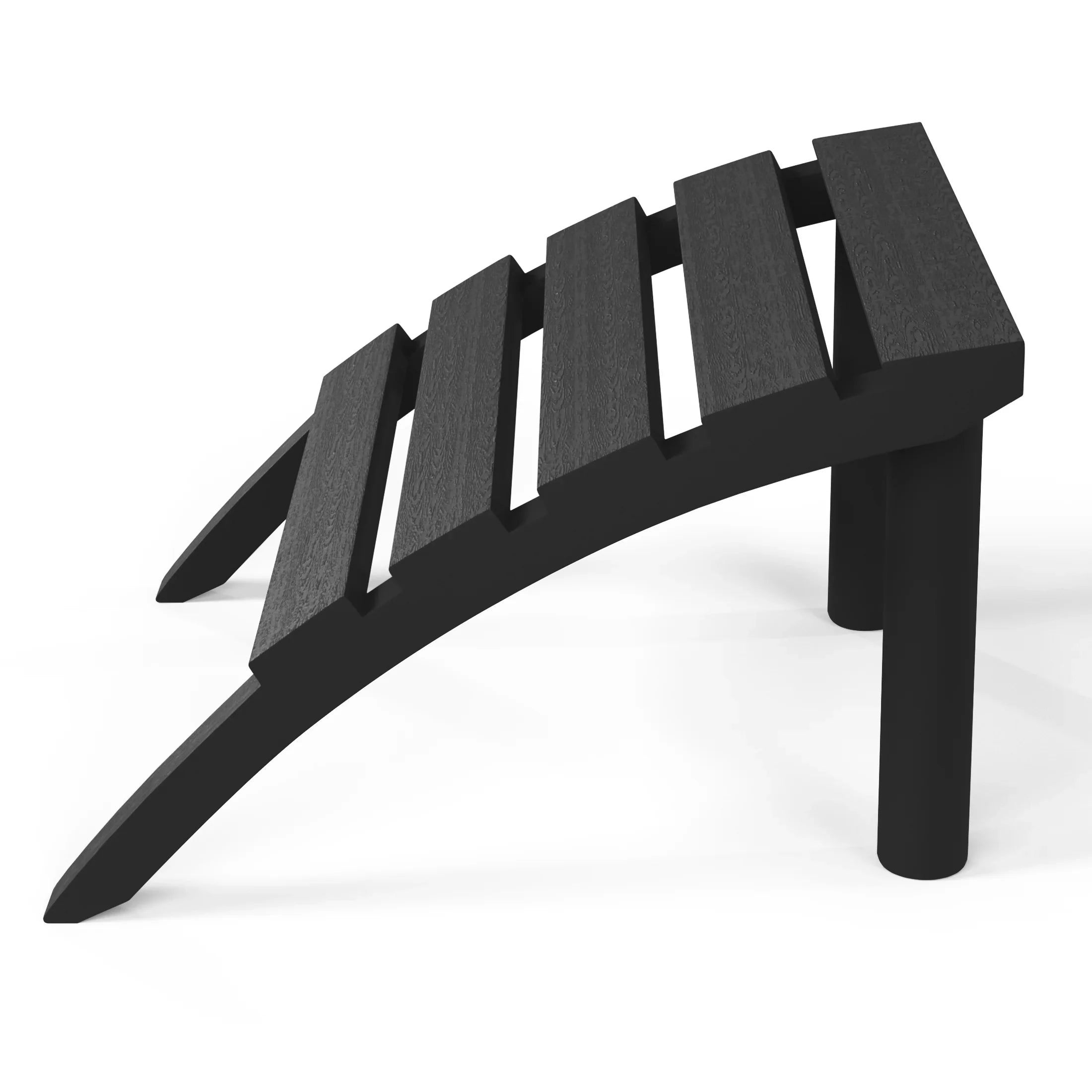 Cayman Outdoor Patio HDPE Adirondack Ottoman Footrest