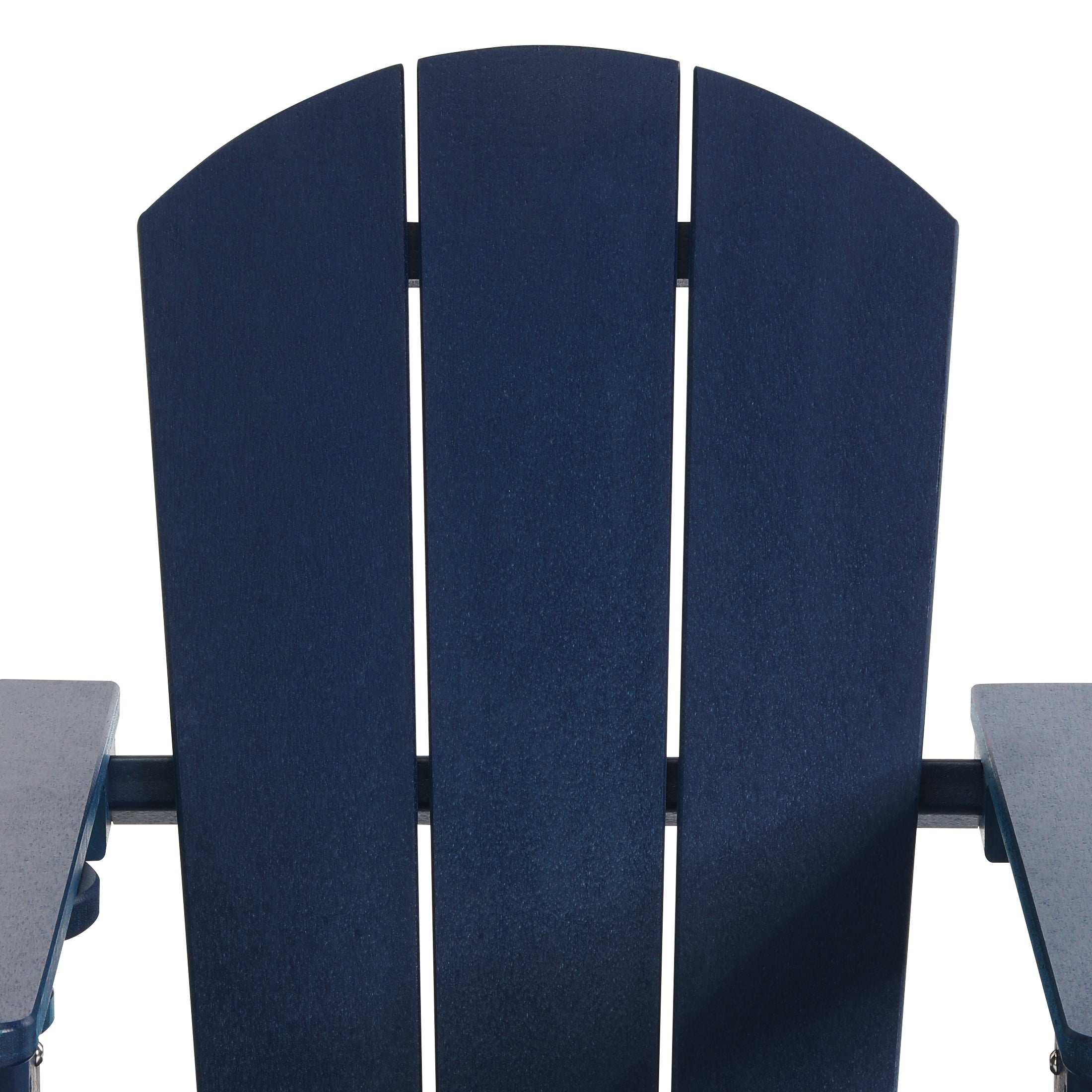 Paradise Kids Outdoor HDPE Plastic Adirondack Patio Chairs with Cup Holders (Set of 2)