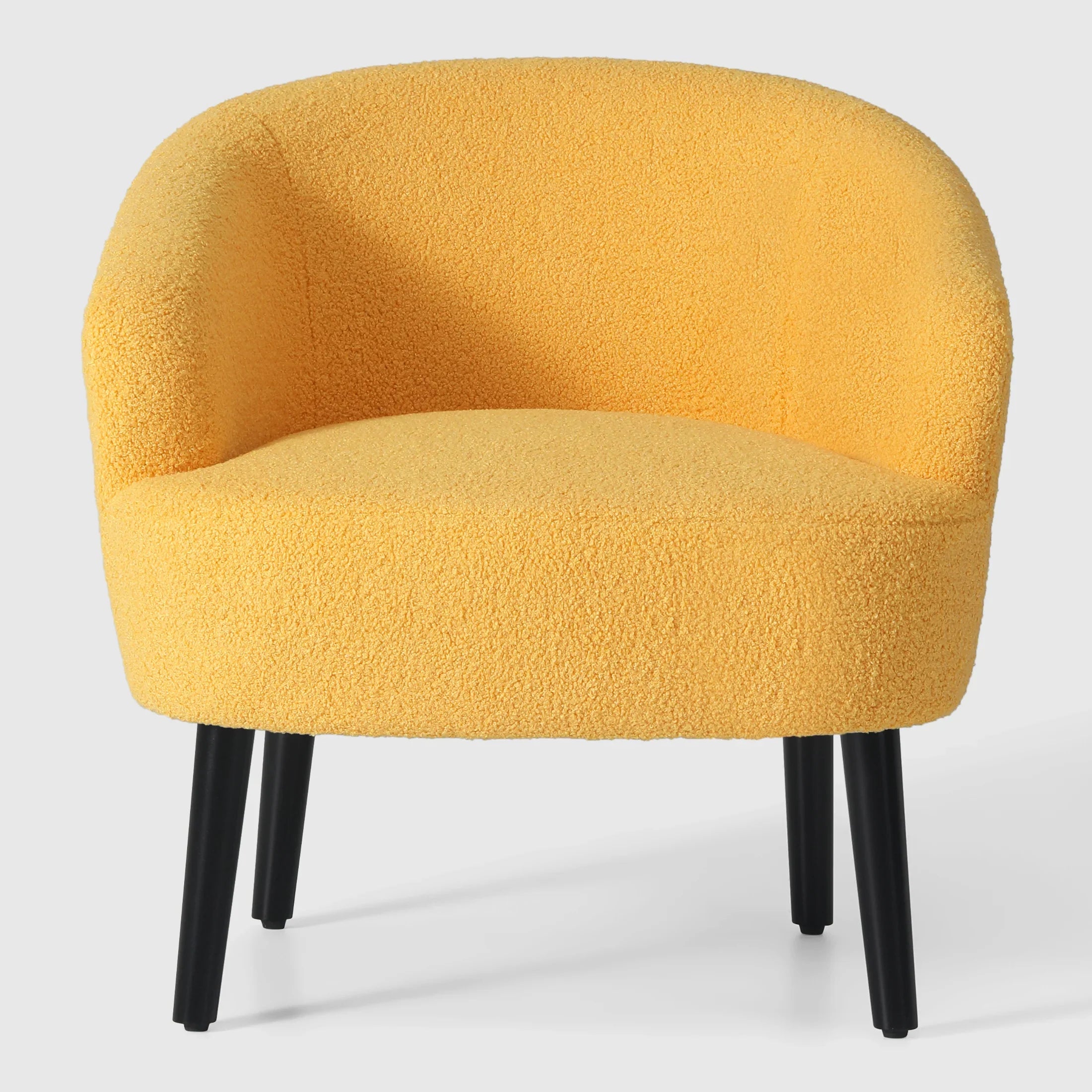 Celine 29" Wide Mid Century Modern Club Barrel Accent Armchair