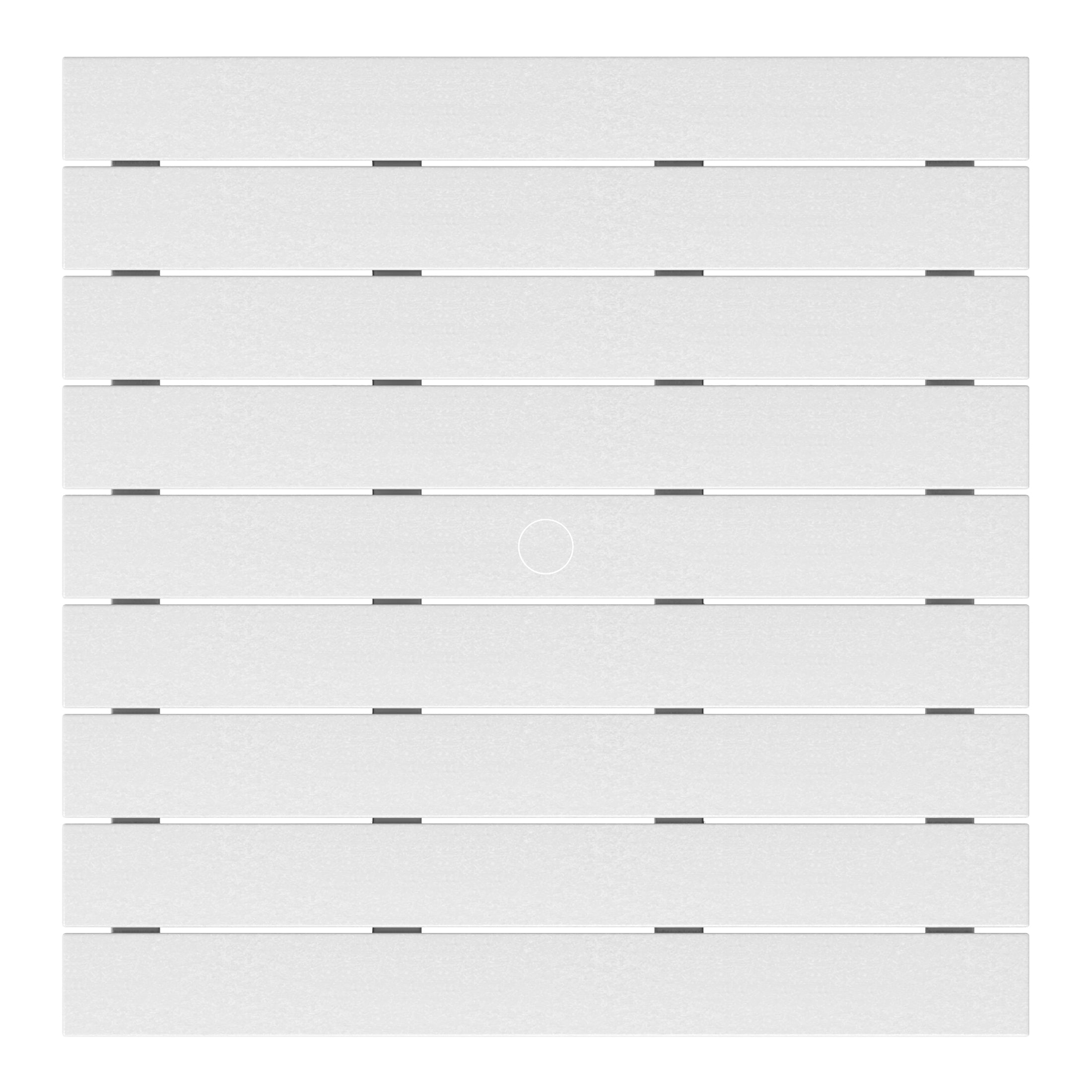 Paradise Low Outdoor HDPE Square Patio Coffee Table