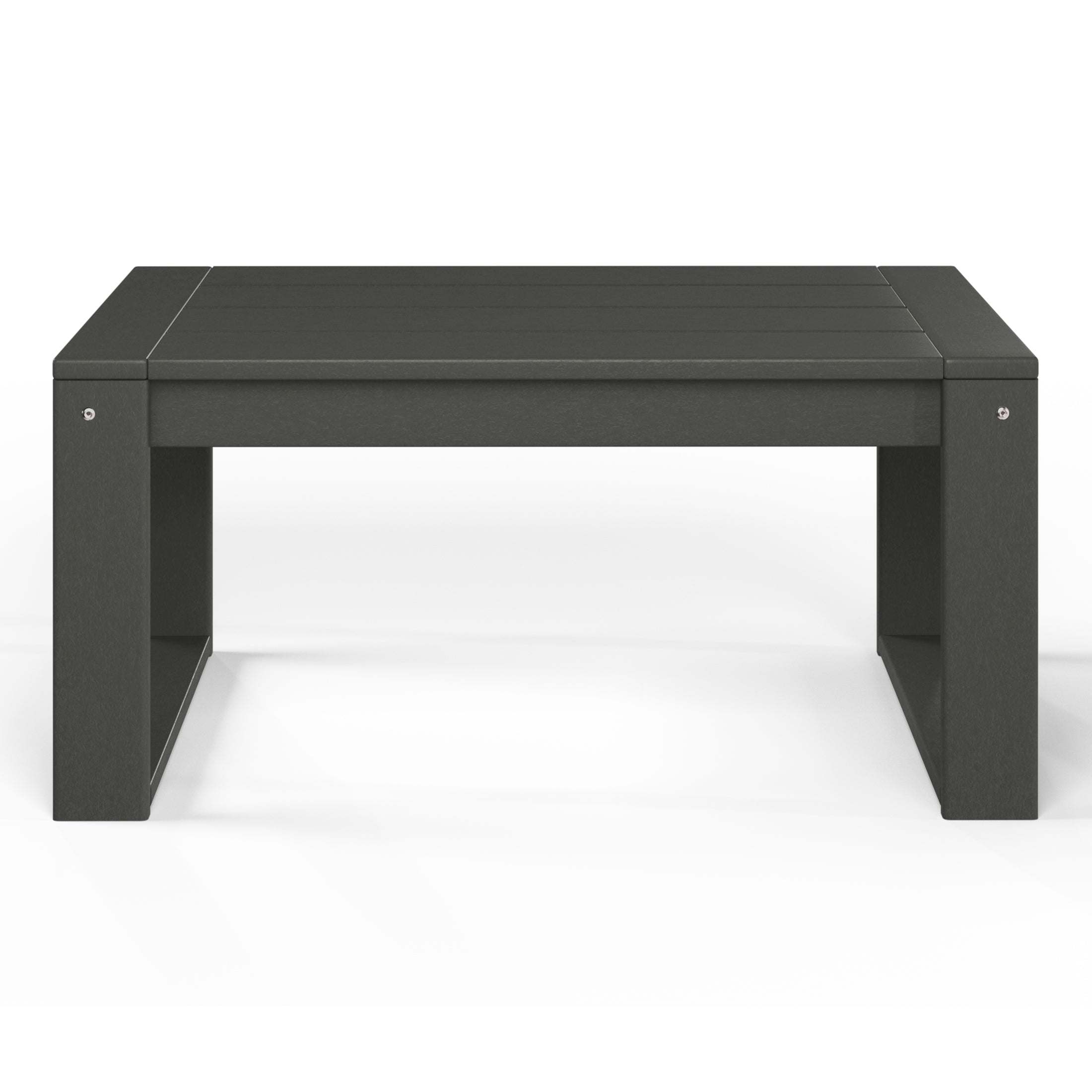 Rockaway Modern Outdoor HDPE Rectangle Patio Coffee Table
