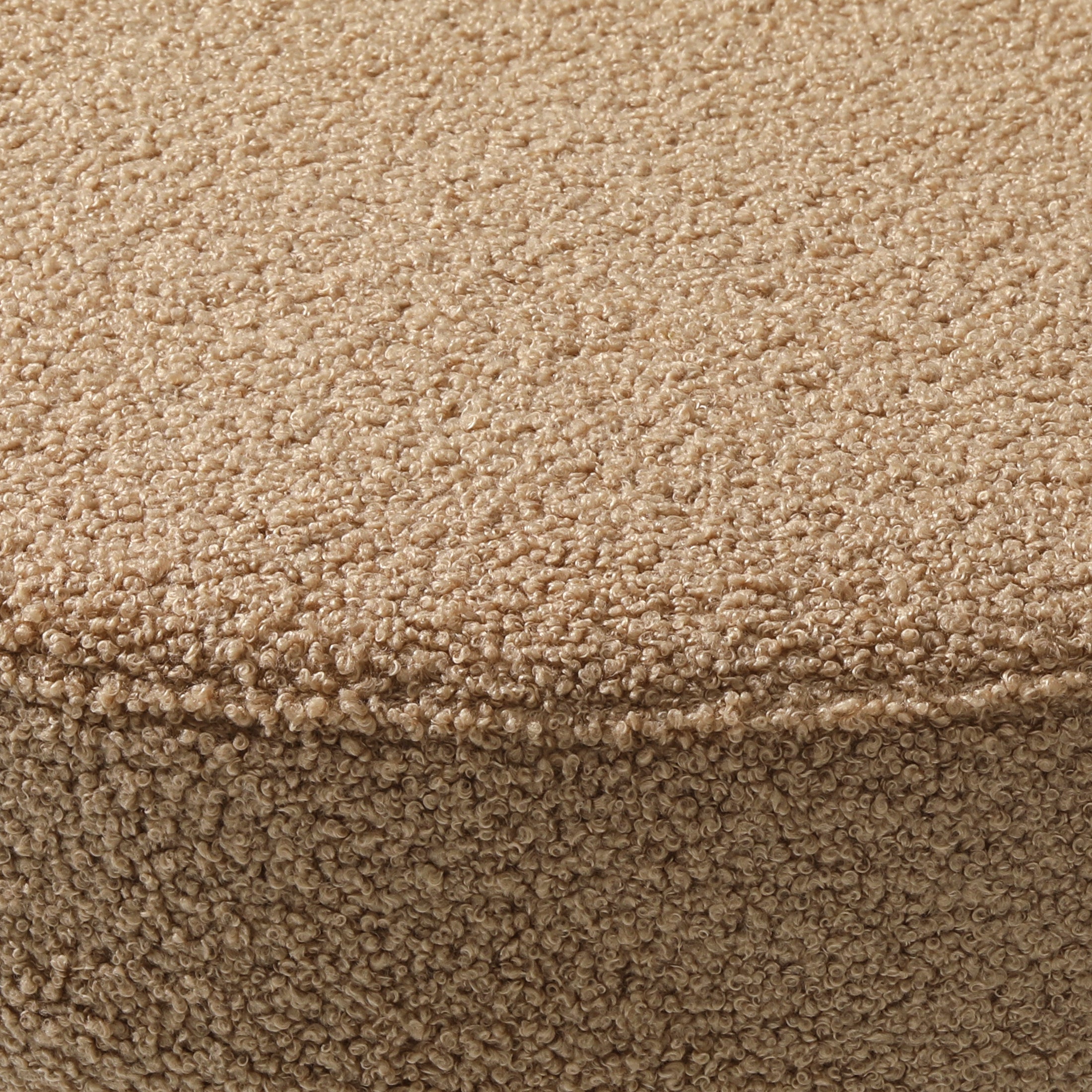 Celine Mid-Century Modern Upholstered Sherpa Round Dining Chairs (Set of 2)