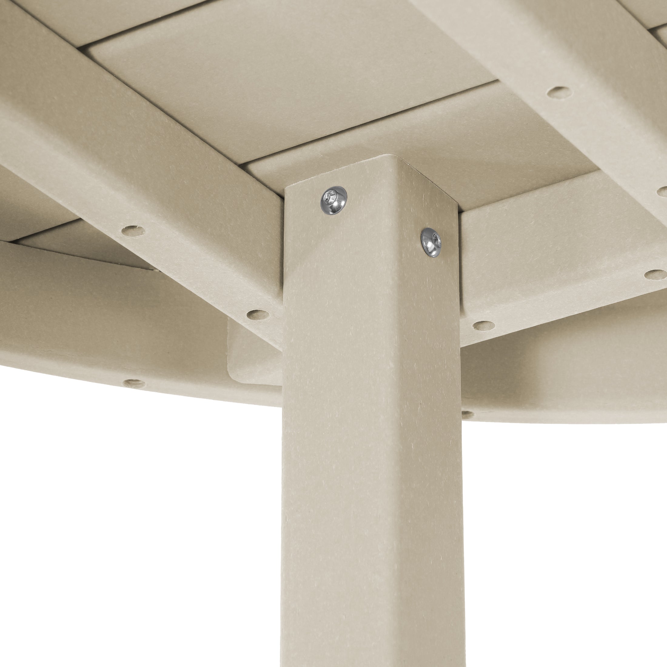 Paradise Low Outdoor HDPE Round Patio Coffee Table