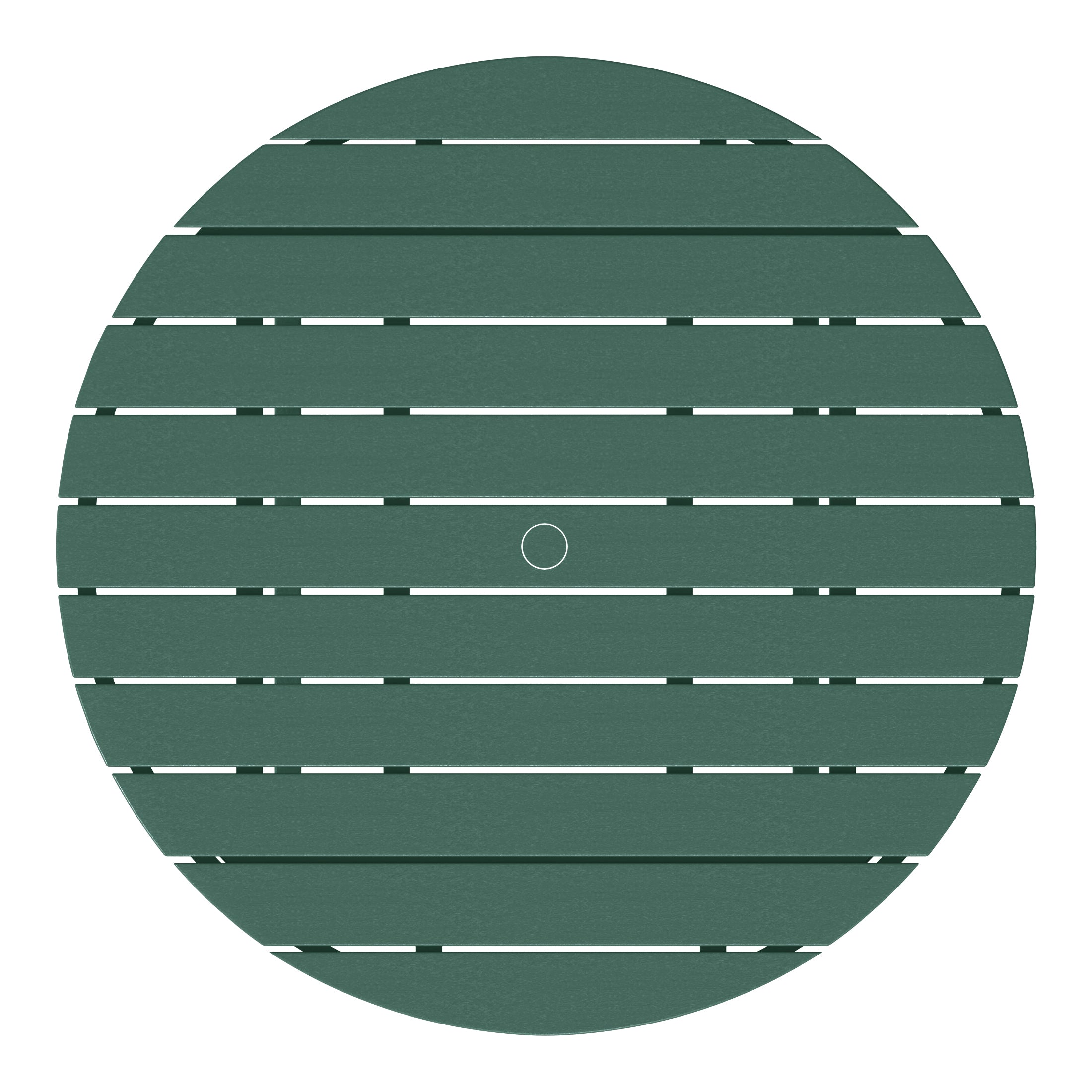 Paradise Low Outdoor HDPE Round Patio Coffee Table