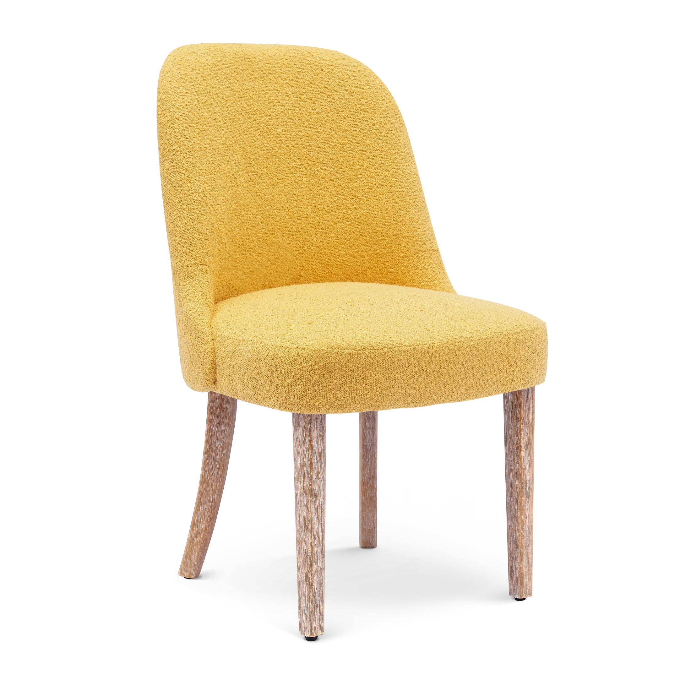 Amélie Mid-Century Modern Upholstered Boucle Dining Chair (Set of 6)