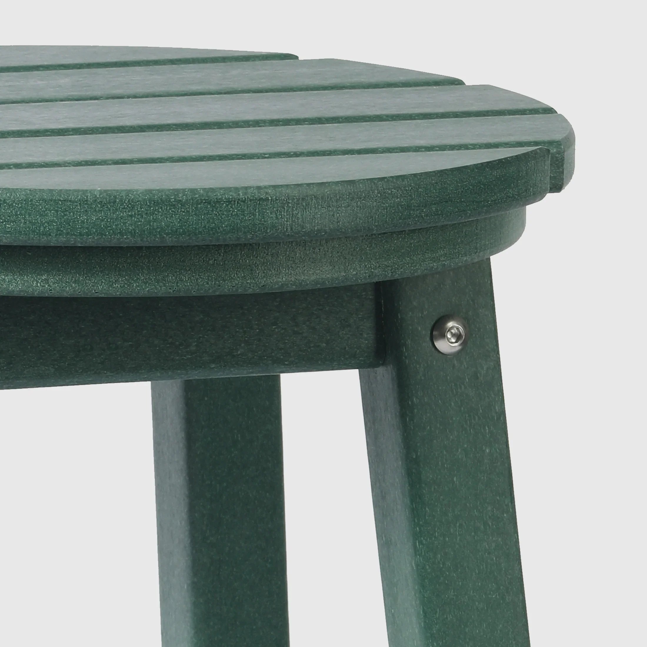 Paradise 29" HDPE Outdoor Patio Round Bar Stool Set of 2