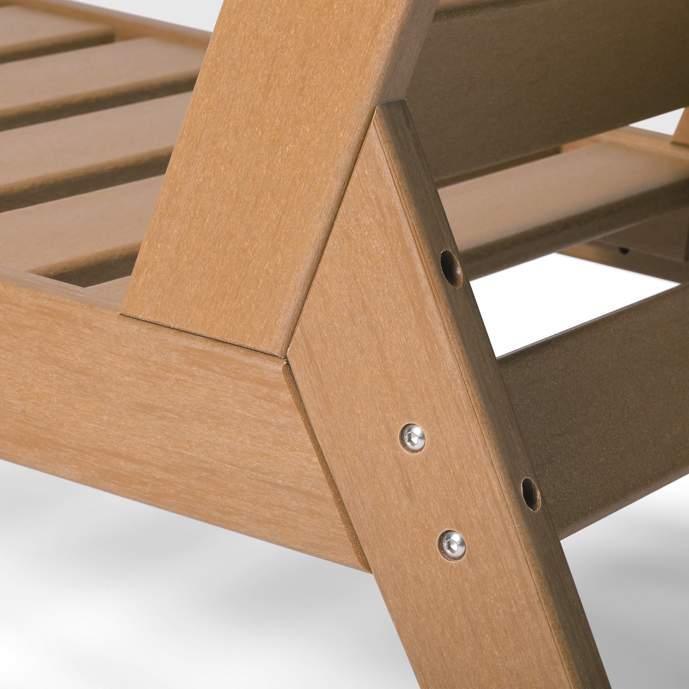 Portsmouth Outdoor Modern HDPE Patio Club Chair with Deep Seat Cushions