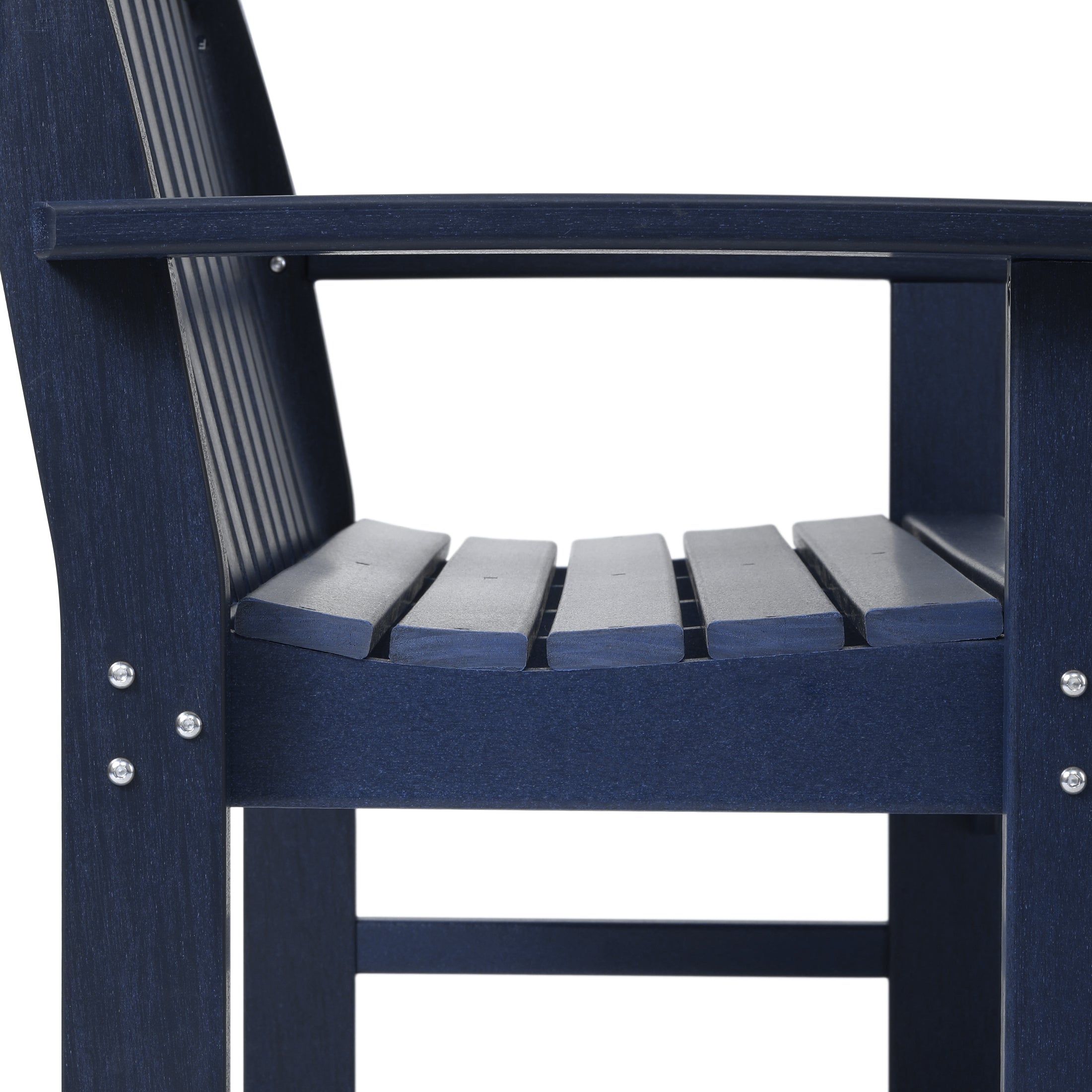 Paradise 5-Piece HDPE Outdoor Patio Furniture Couch and Rocking Chair Set