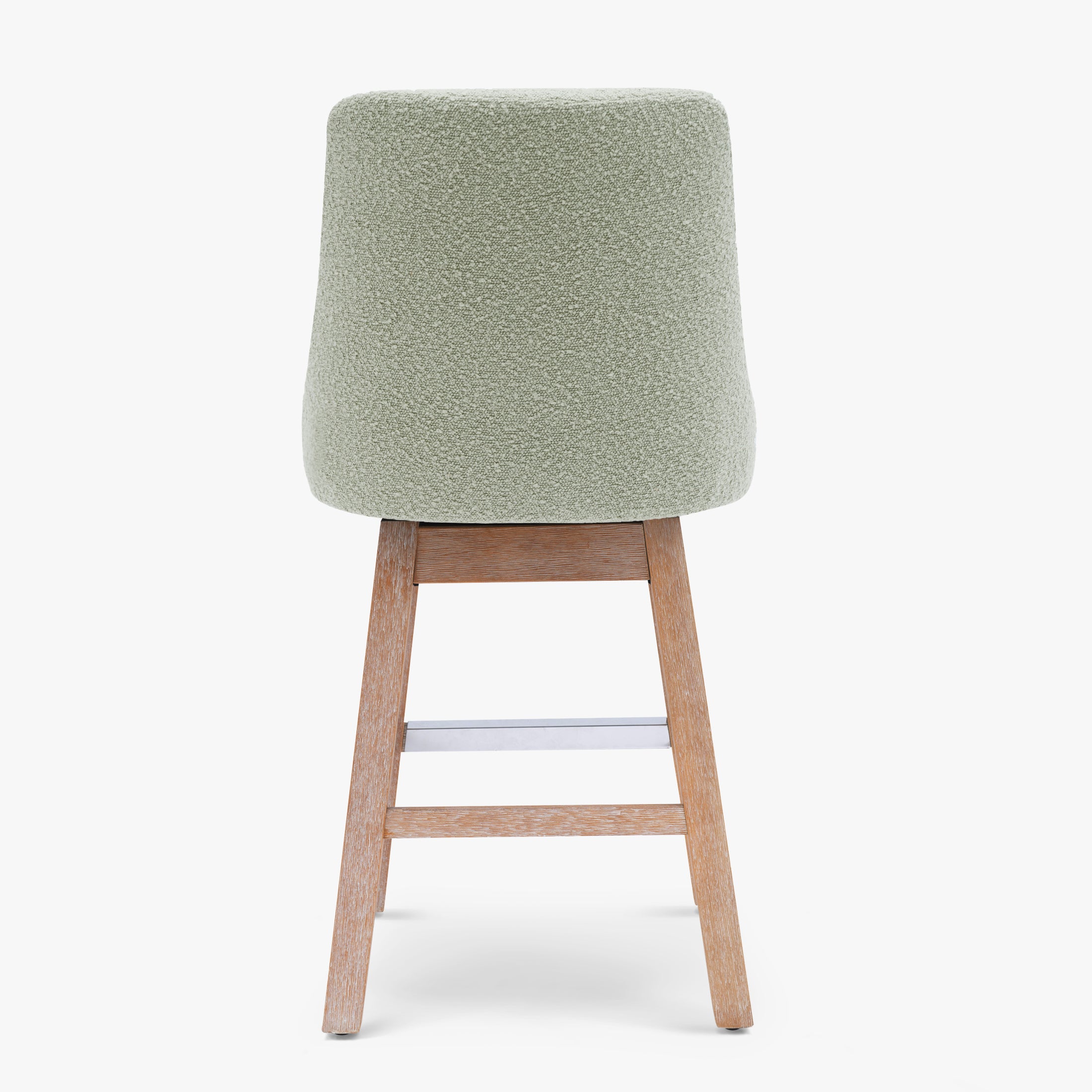 Amélie 26" Upholstered Swivel Counter Height Bar Stool