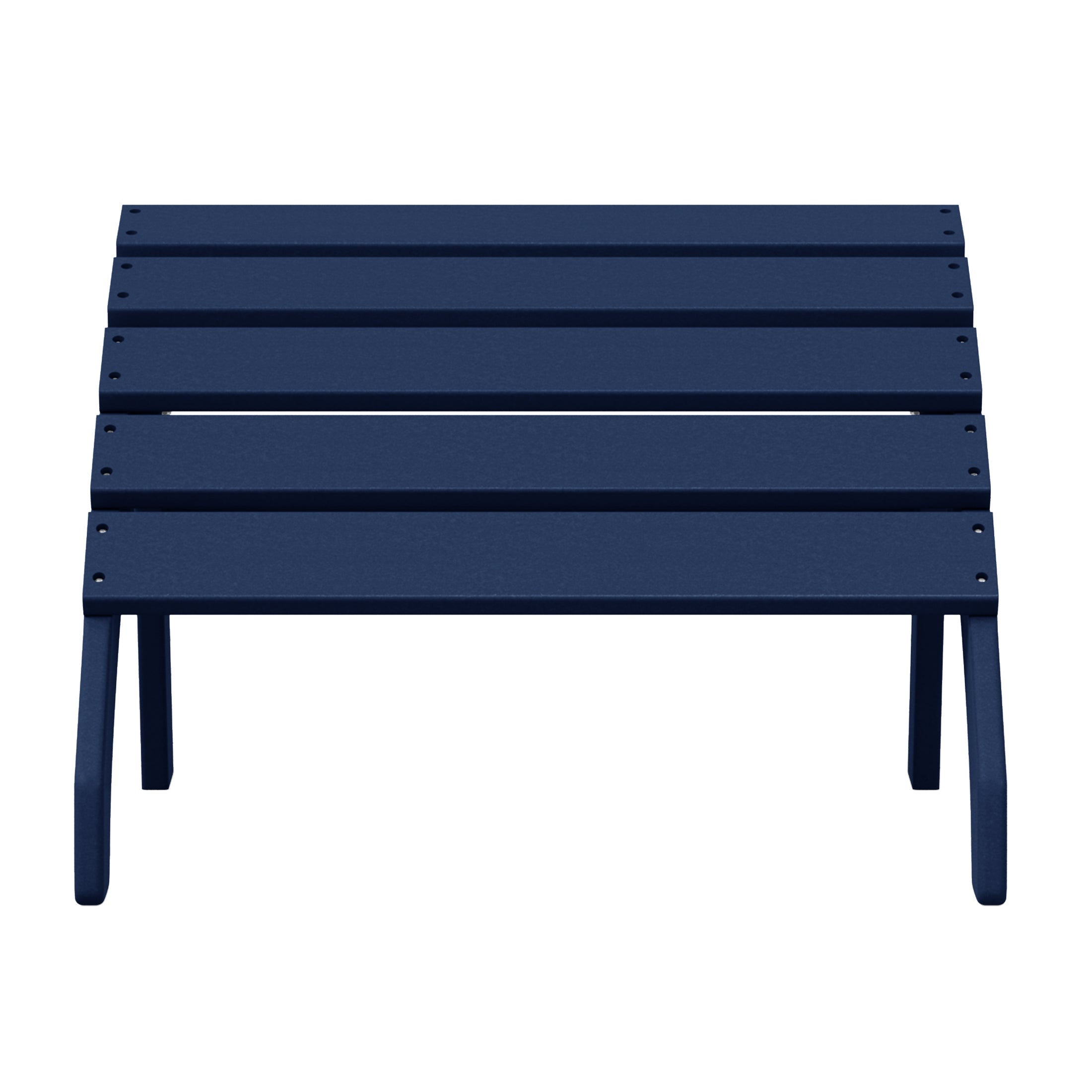 Portside Outdoor Patio HDPE Adirondack Ottoman Footrest