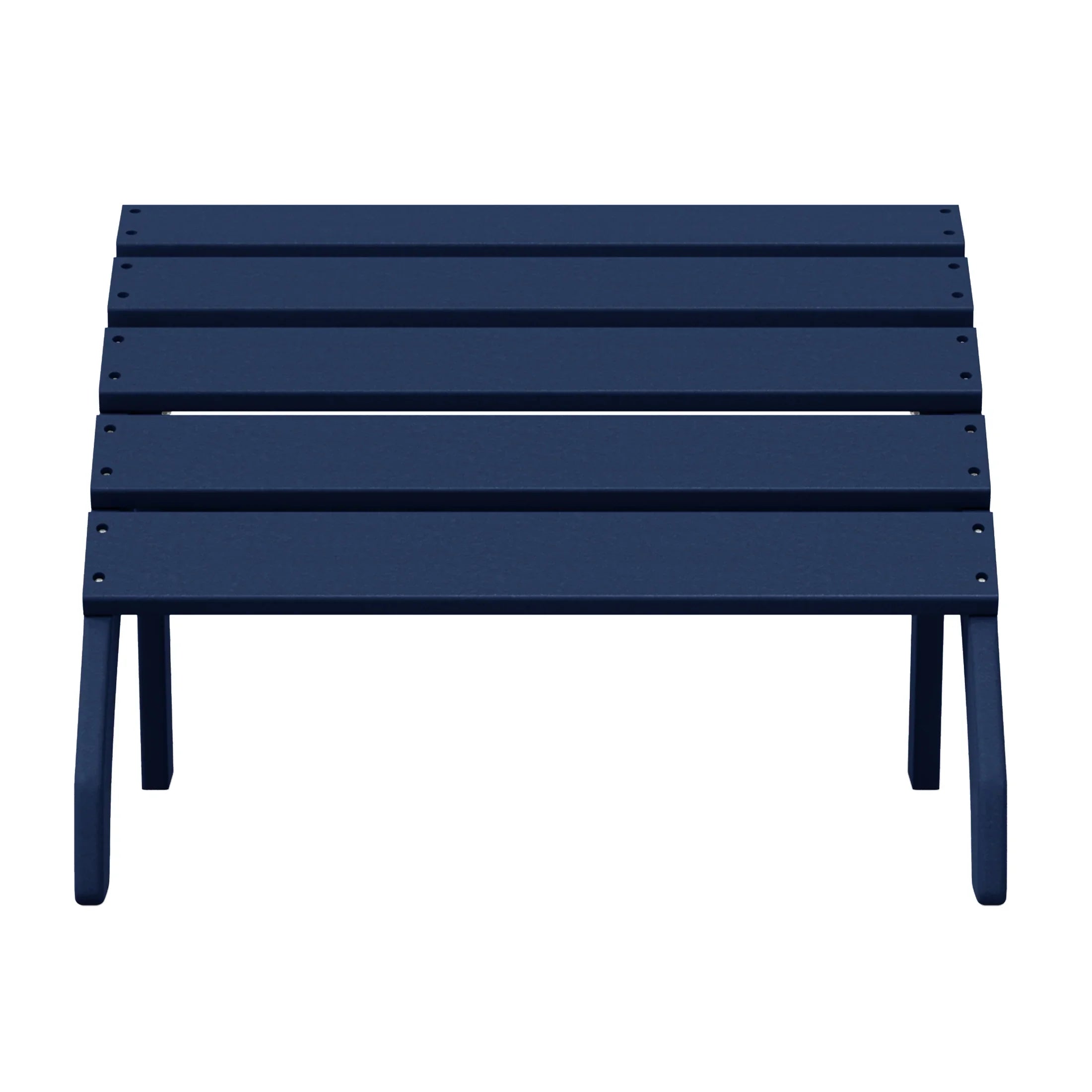 Portside Outdoor Patio HDPE Adirondack Ottoman Footrest