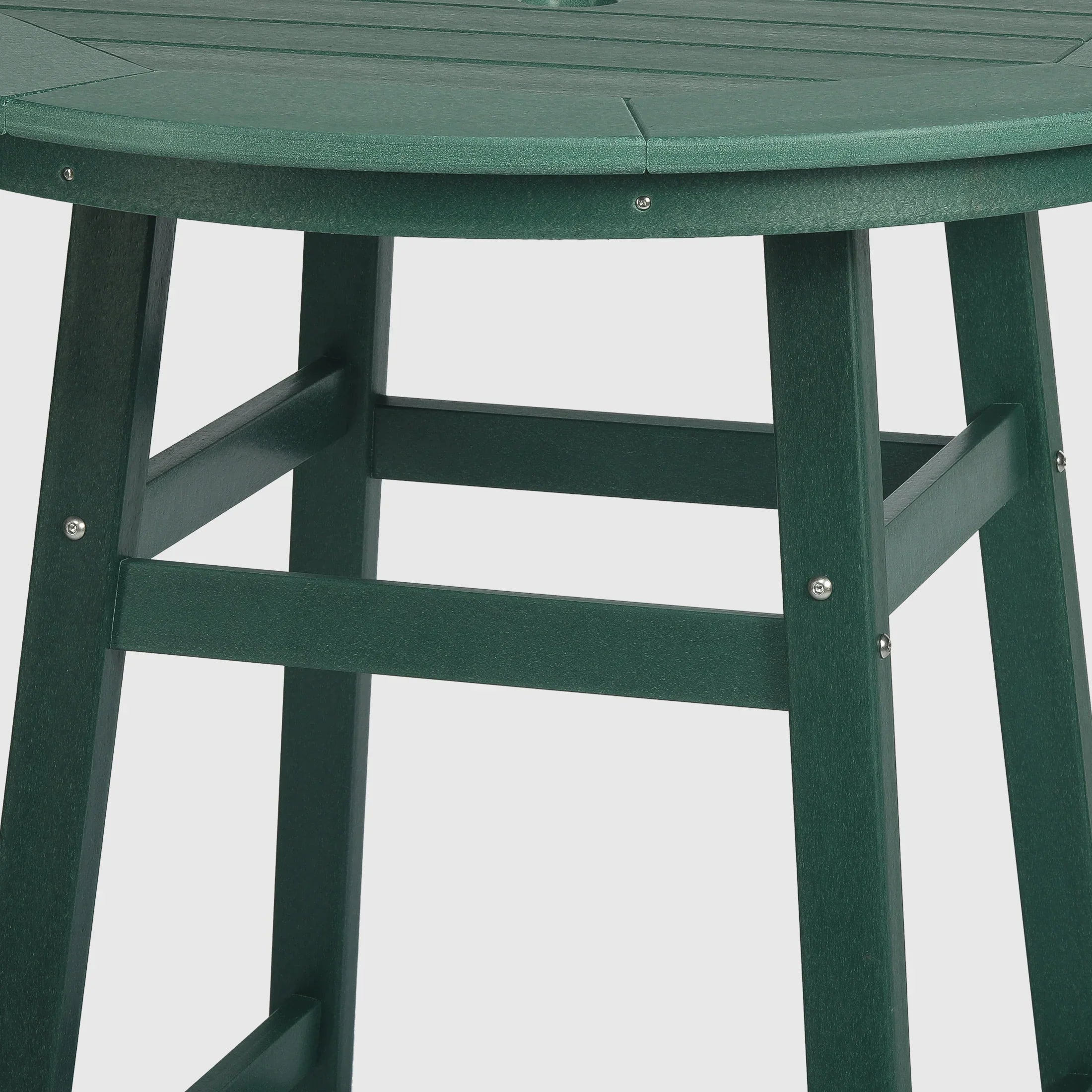 Paradise Outdoor 35" HDPE Round Patio Counter Height Bar Table