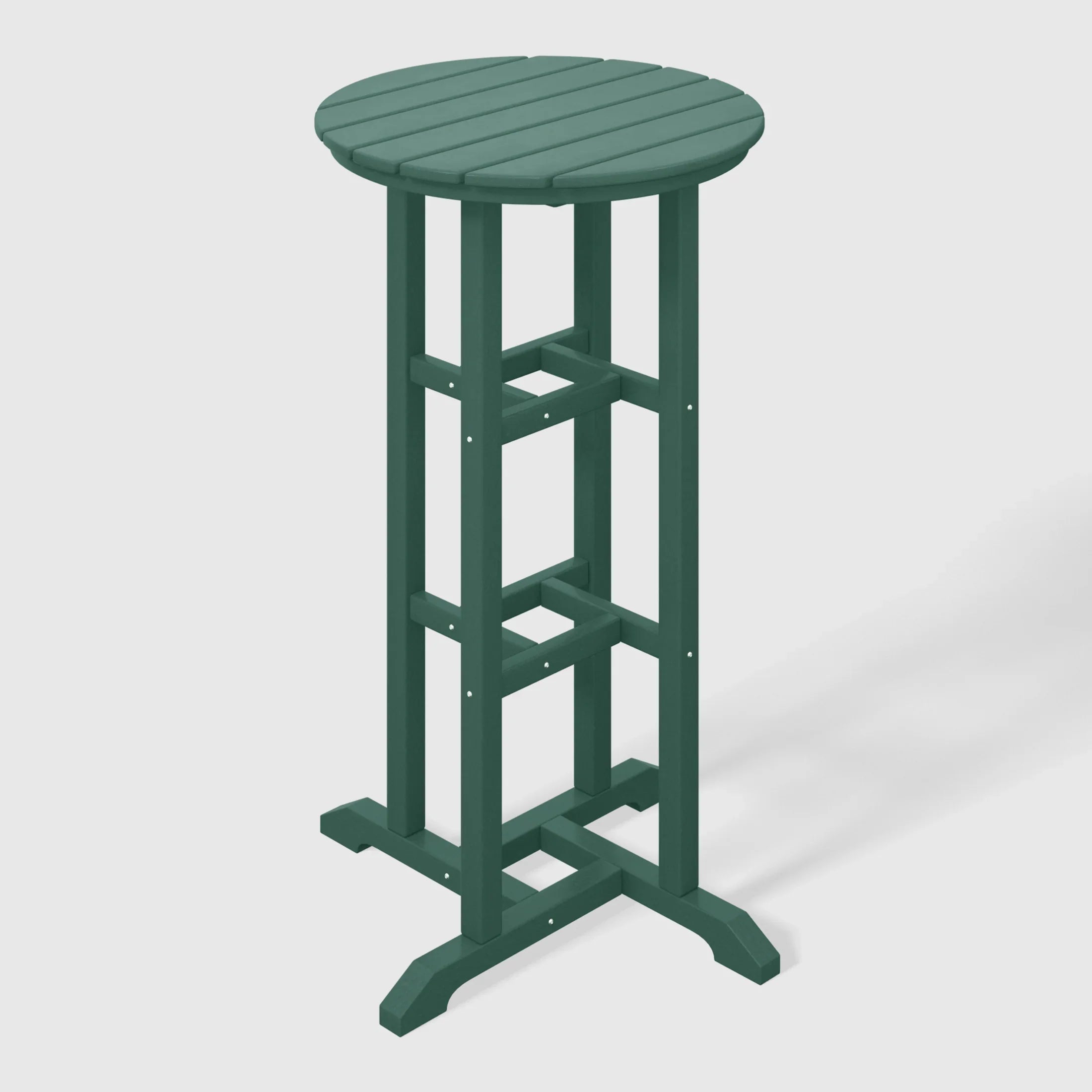 Paradise Outdoor Patio Bar Height Table and Bar Stool 3-Piece Dining Set