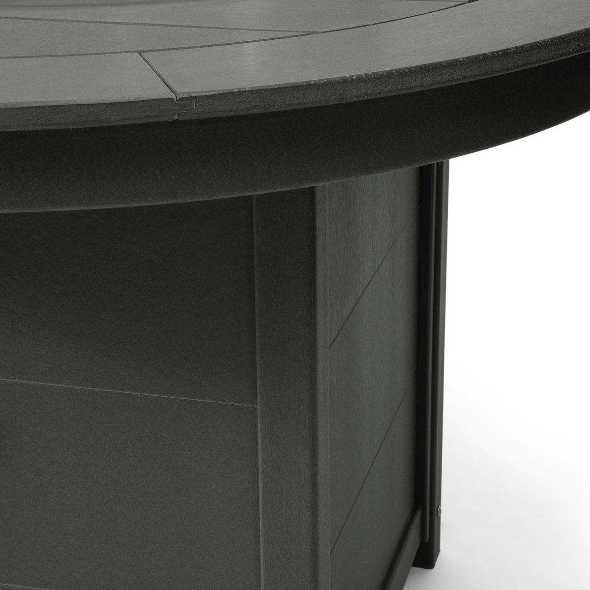 Sol 47" Modern Outdoor Patio Propane Gas Round Fire Pit Table