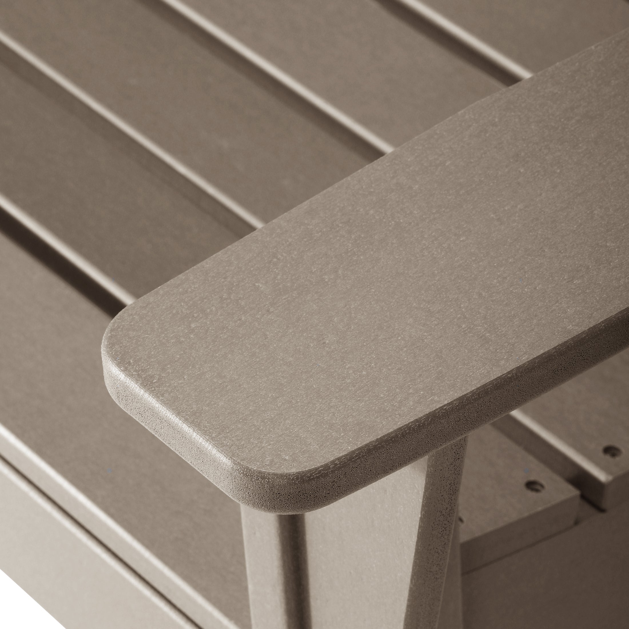 Savannah Outdoor Patio 49" HDPE Adirondack Garden Bench