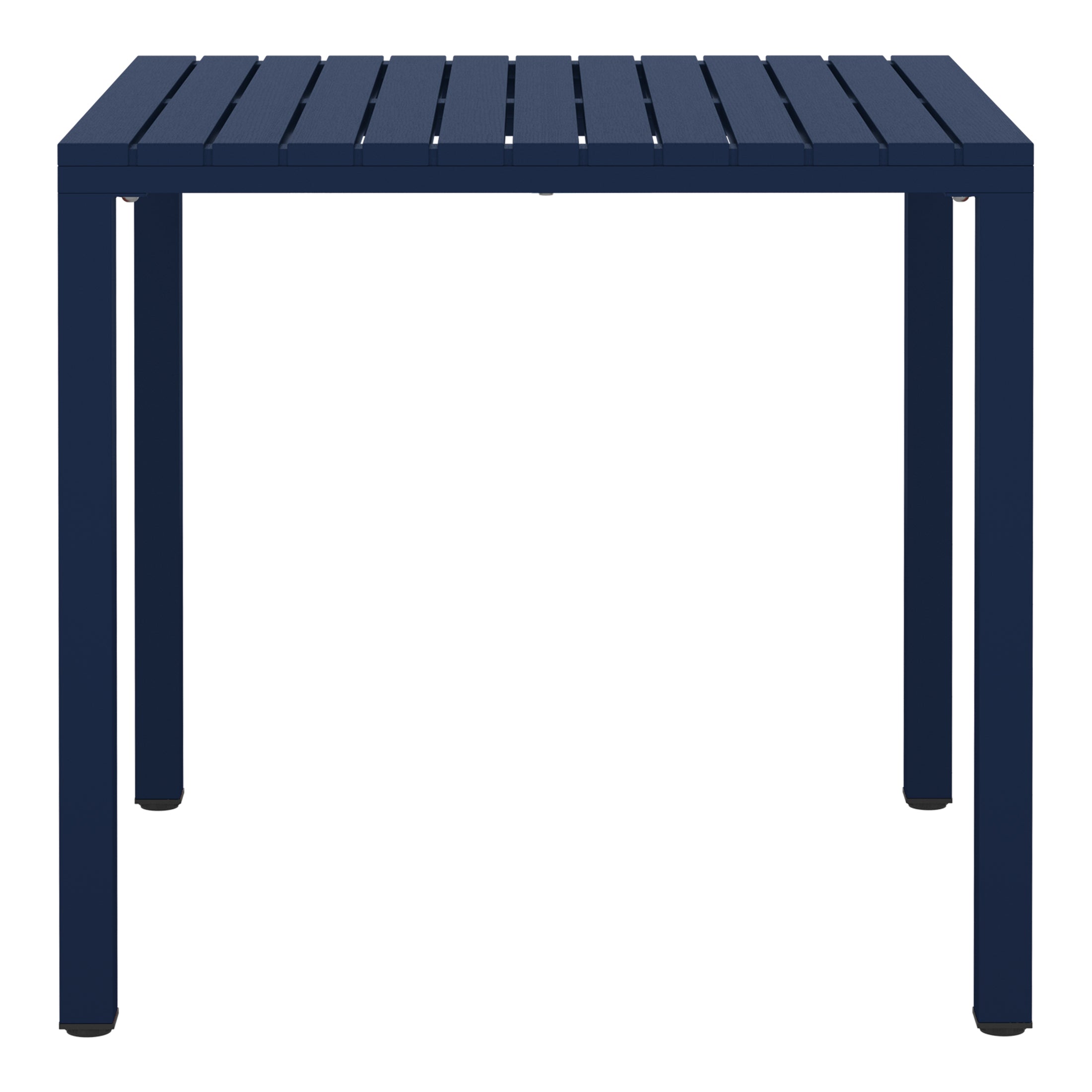 Sunshine 31.5" Iron Metal Frame Outdoor Square Patio Dining Table