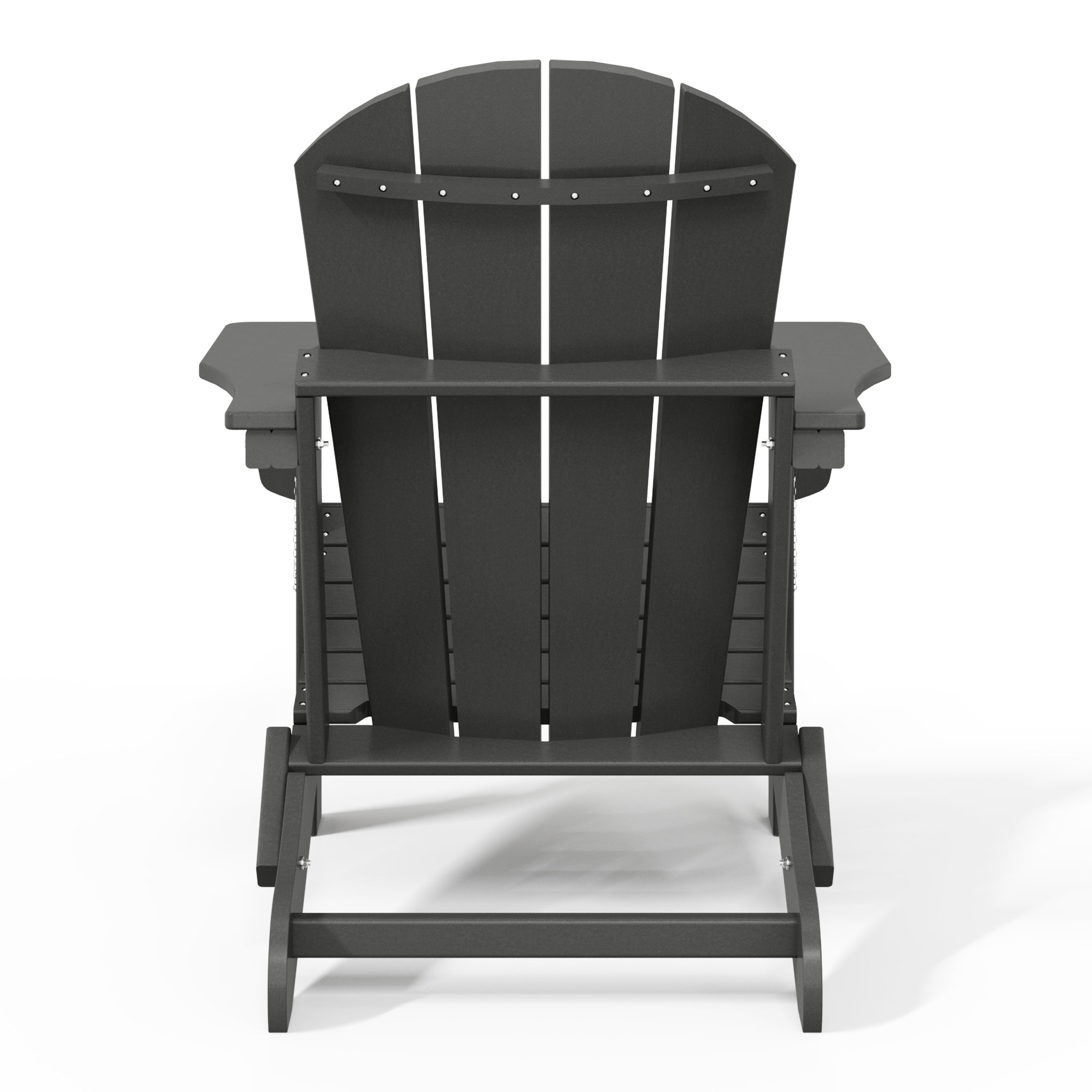Paradise Outdoor Folding Poly Adirondack Chair (Set of 8)