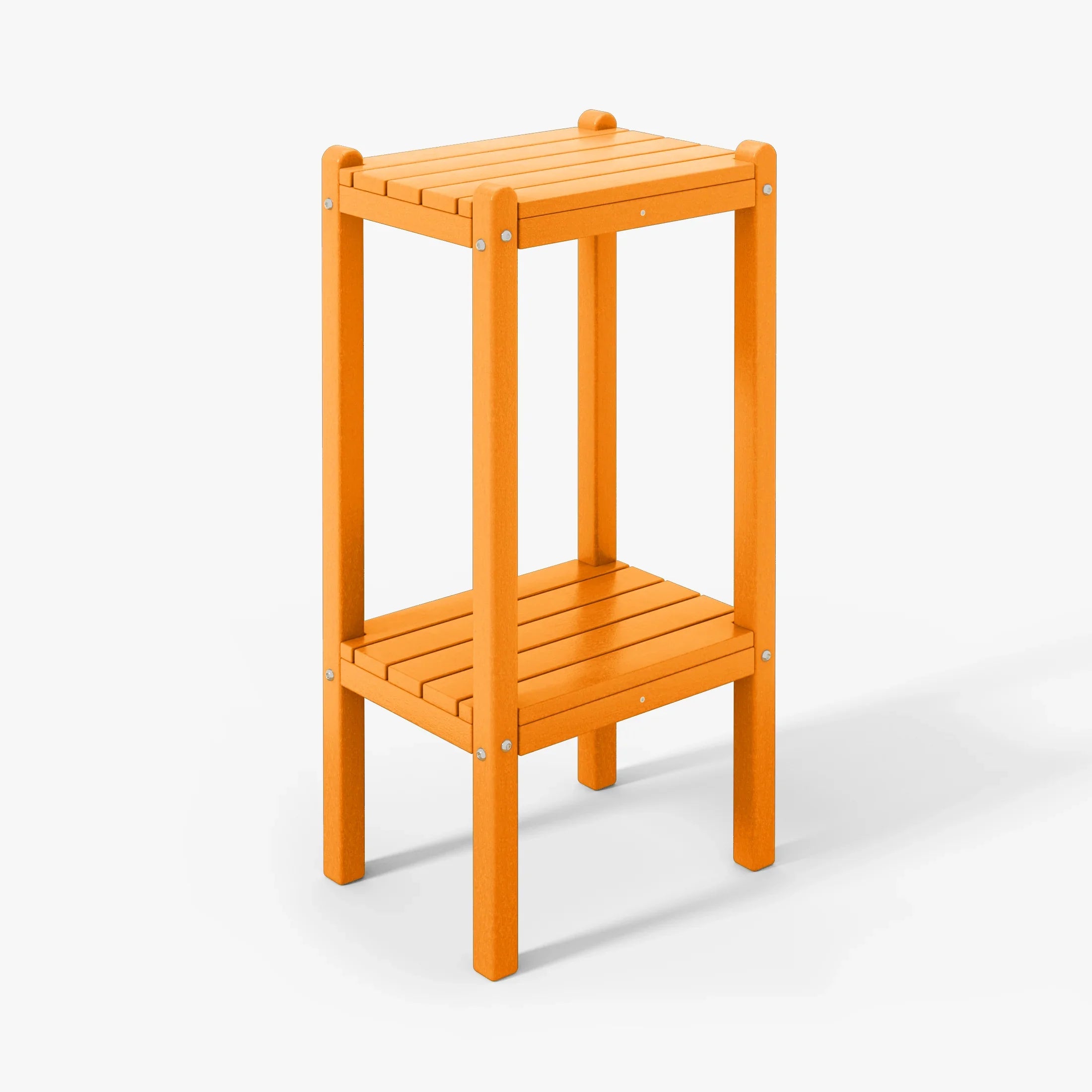Paradise 36" Outdoor Adirondack HDPE 2-Tier Patio Side Table