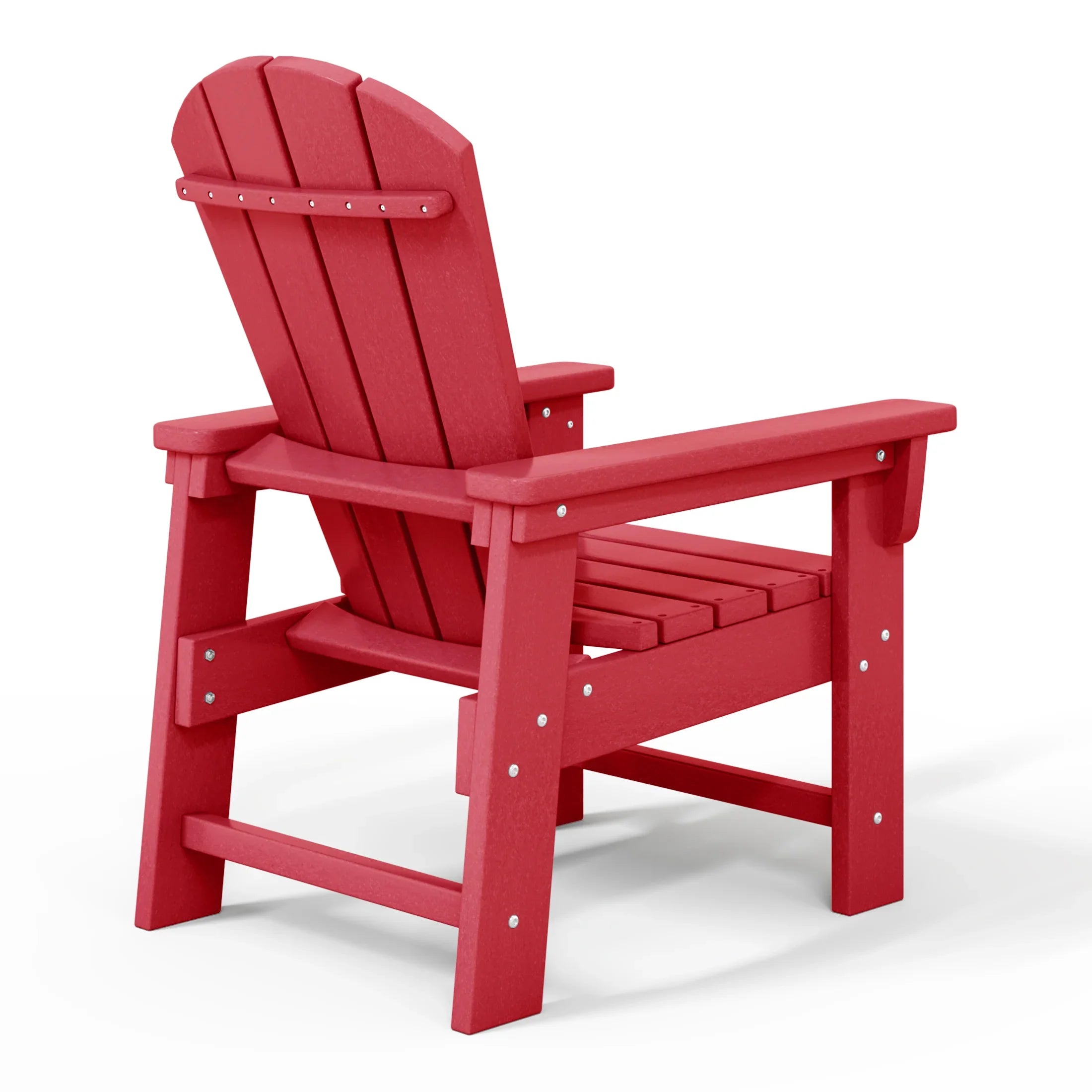 Paradise Kids Outdoor Adirondack Plastic Patio Chair (Set of 2)