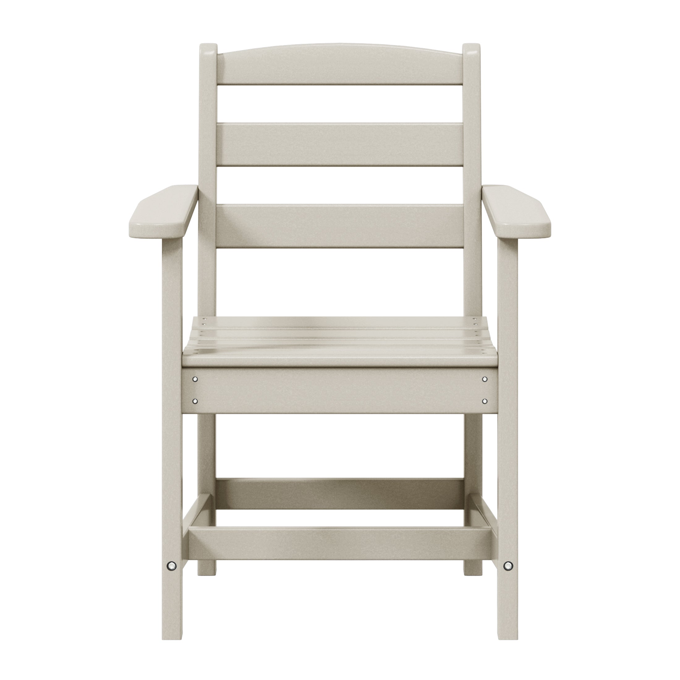 Palms Outdoor HDPE Patio Classic Dining Arm Chair