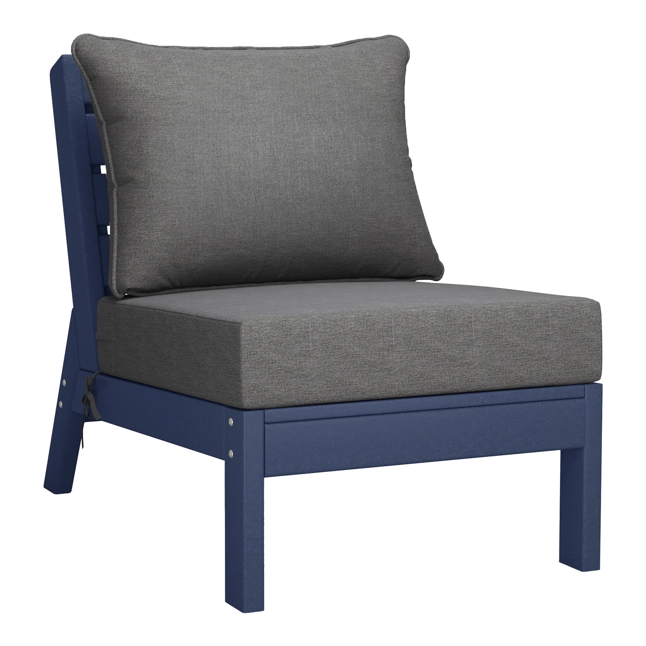 Portsmouth Outdoor Patio HDPE Sectional Sofa with Patio Cushions