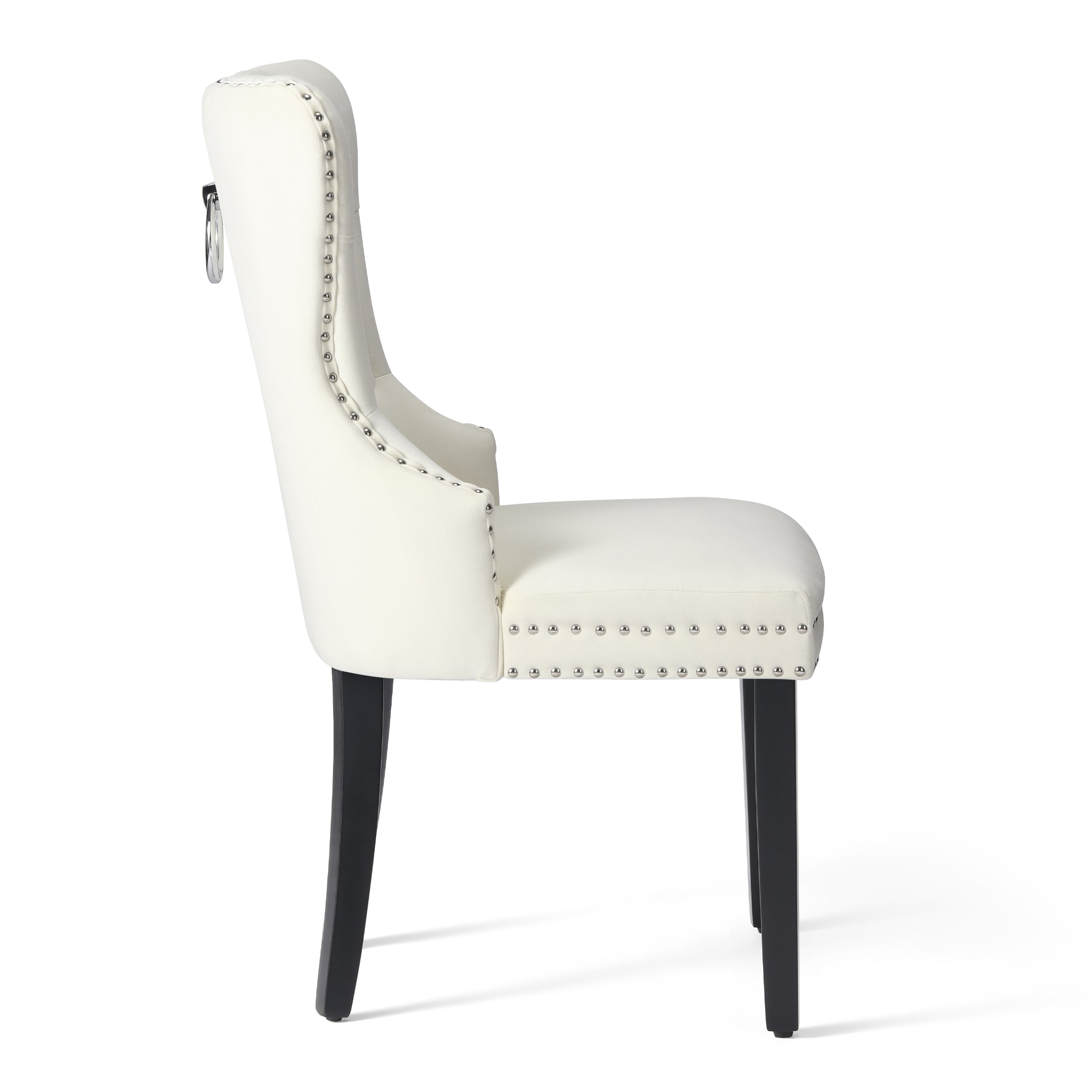 Hank Velvet Upholstered Tufted Dining Chairs (Set of 6)