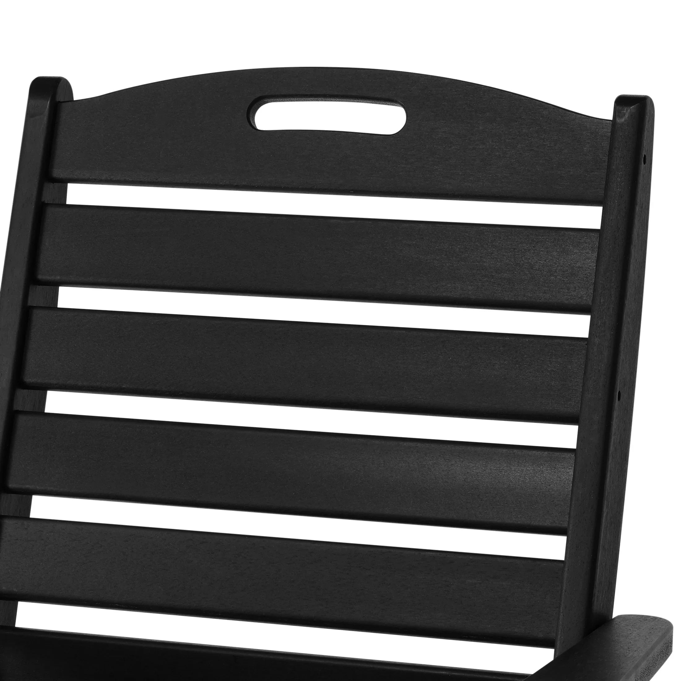 Cayman HDPE Adjustable Highback Folding Outdoor Patio Dining Chairs Set of 2