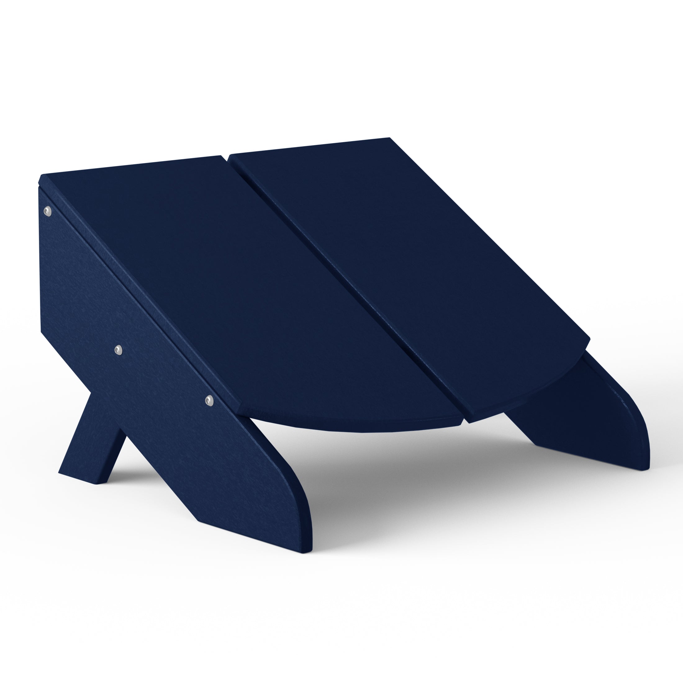 Seaview Modern HDPE Plastic Folding Patio Adirondack Ottoman