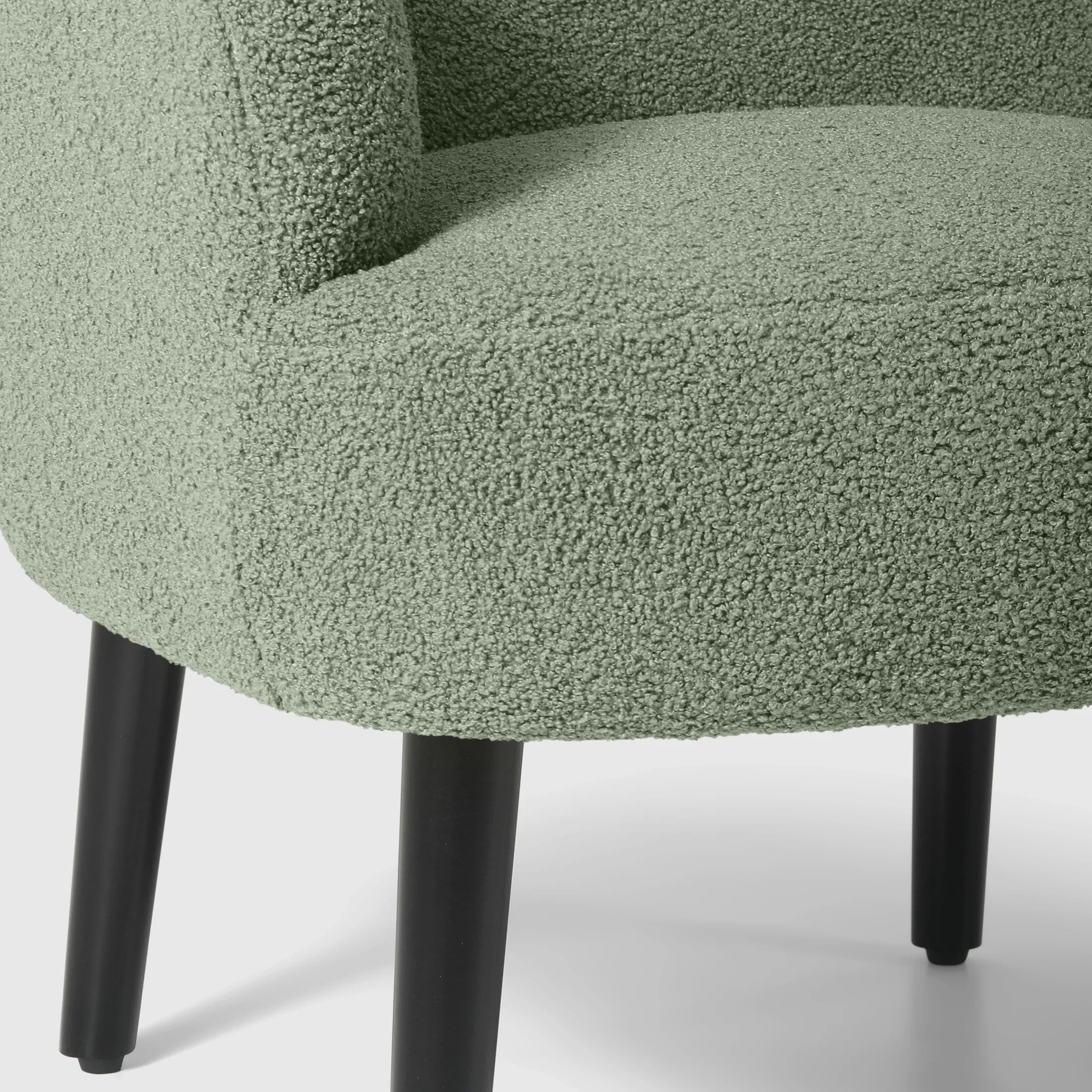 Celine 29" Wide Mid Century Modern Club Barrel Accent Armchair