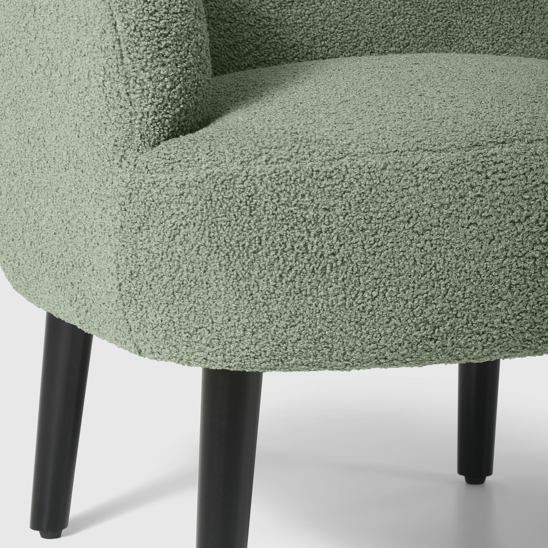 Celine 29" Wide Mid Century Modern Club Barrel Accent Armchair, Set of Two