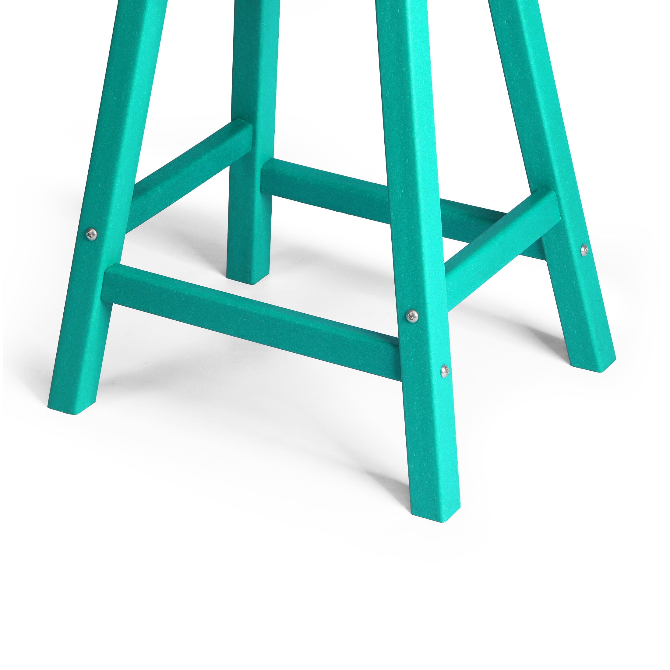 Paradise 24" HDPE Outdoor Patio Counter Height Bar Stools (Set of 2)