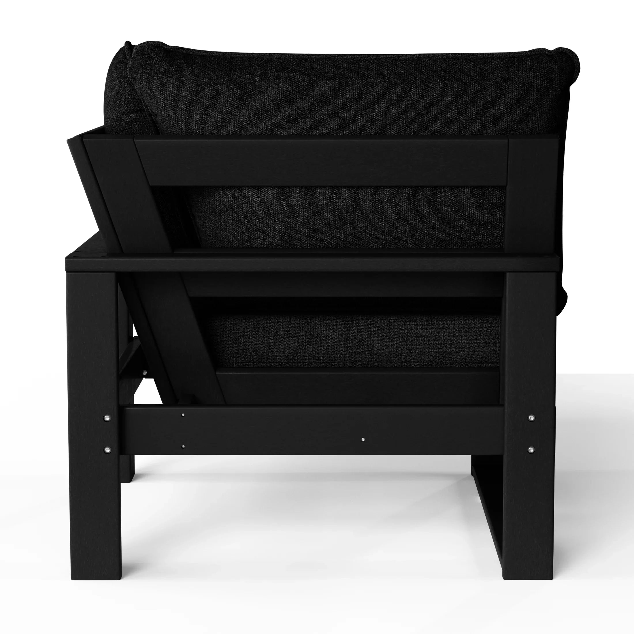 Rockaway Outdoor HDPE Sectional Corner Sofa Seat with Water-Proof Cushions