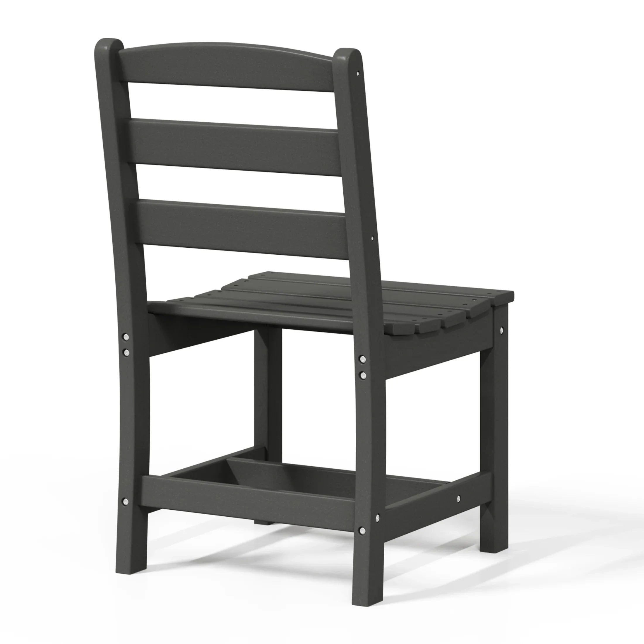 Palms 7-Piece HDPE Outdoor Rectangular Patio Dining Table Set with Side Chairs