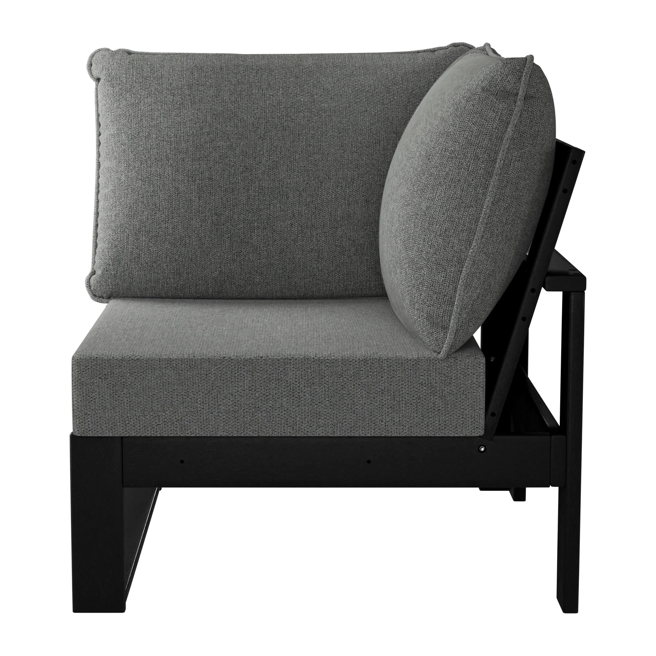 Rockaway Outdoor HDPE Sectional Corner Sofa Seat with Water-Proof Cushions
