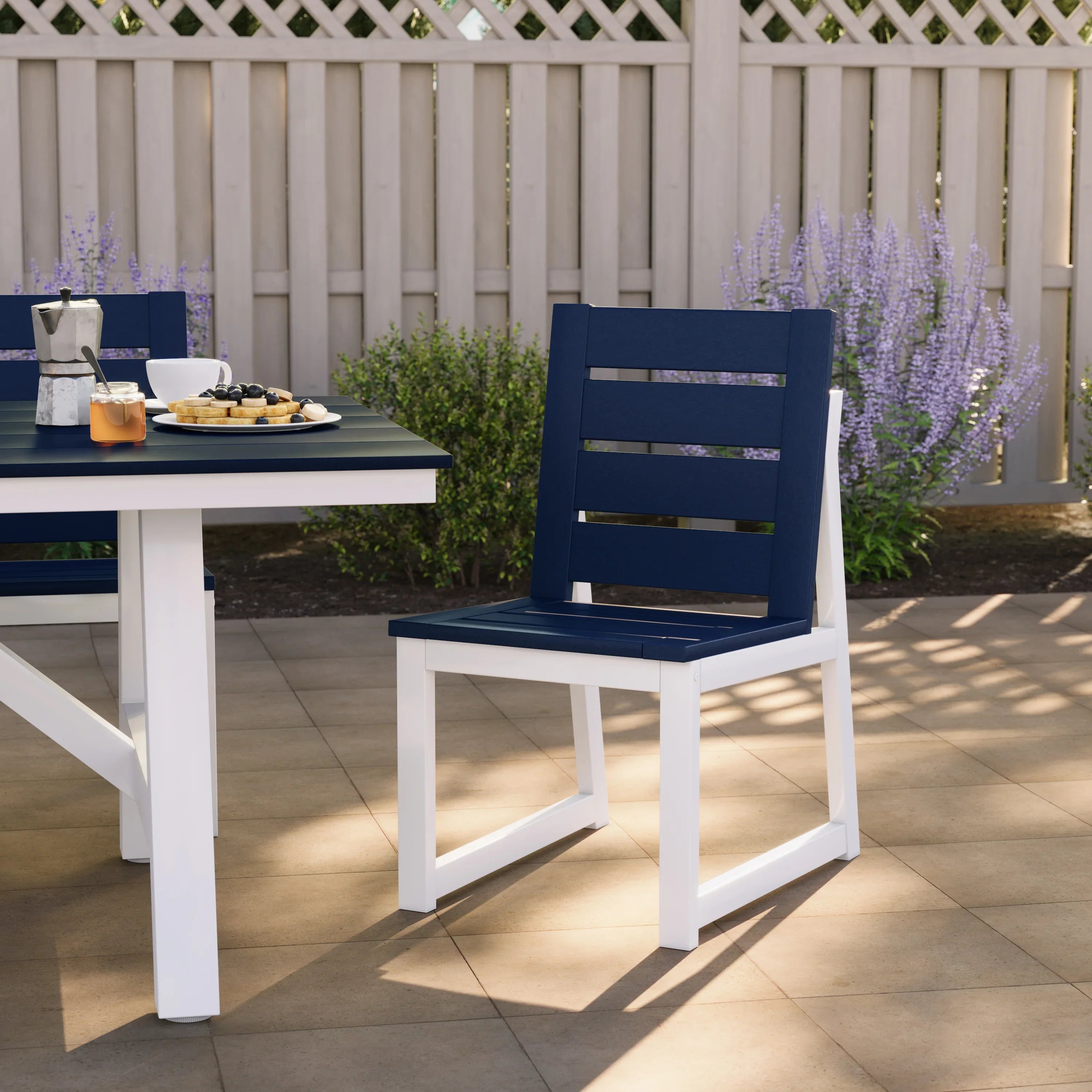 Stinson HDPE Outdoor Patio Dining Side Chair